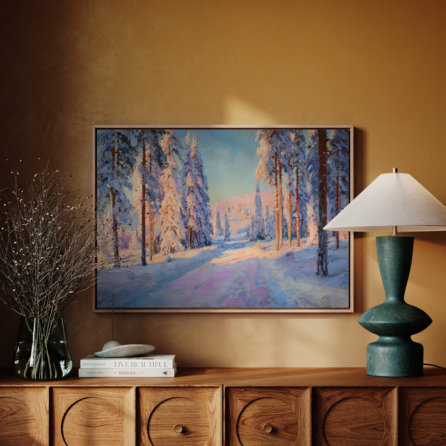 Winter Paints The Forest Rose