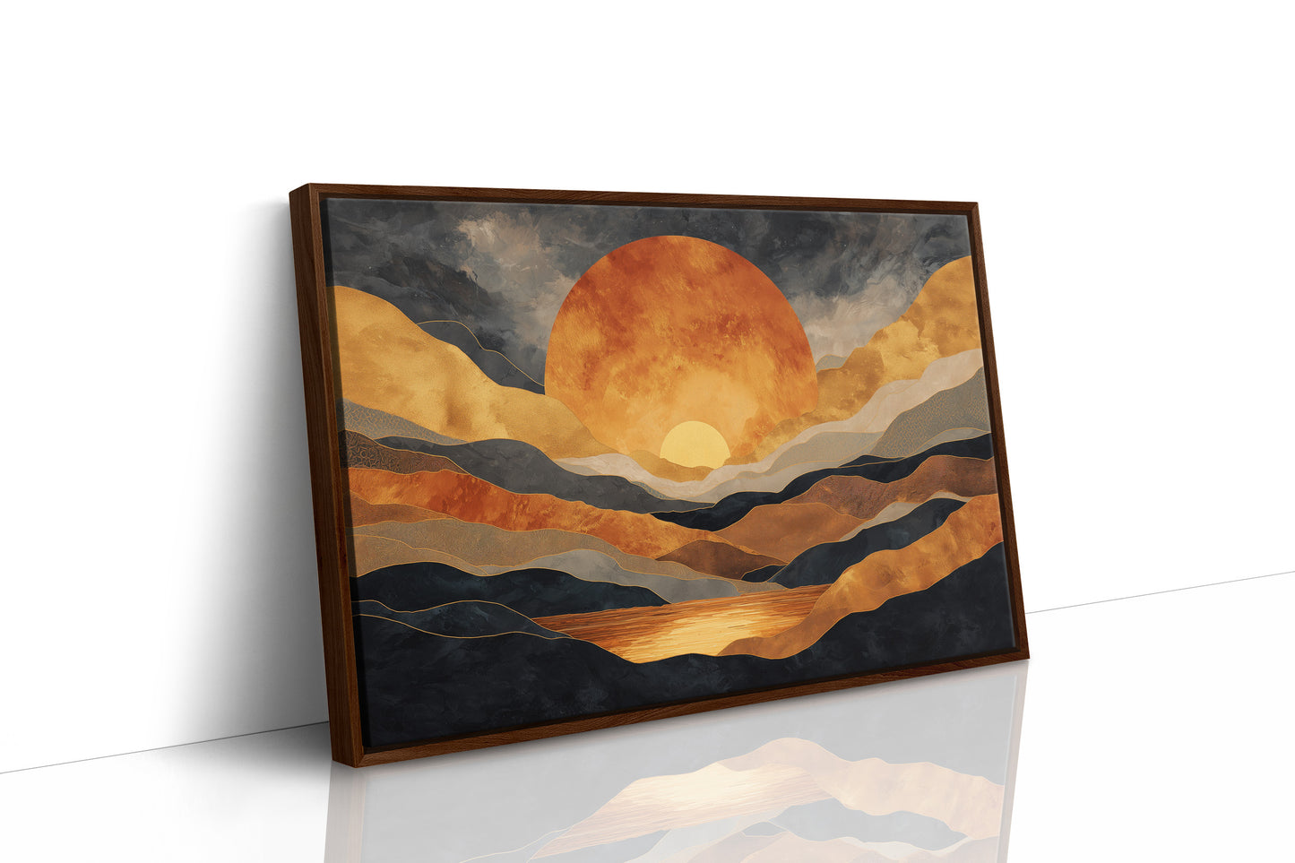 Mountains Hold The Copper Moon