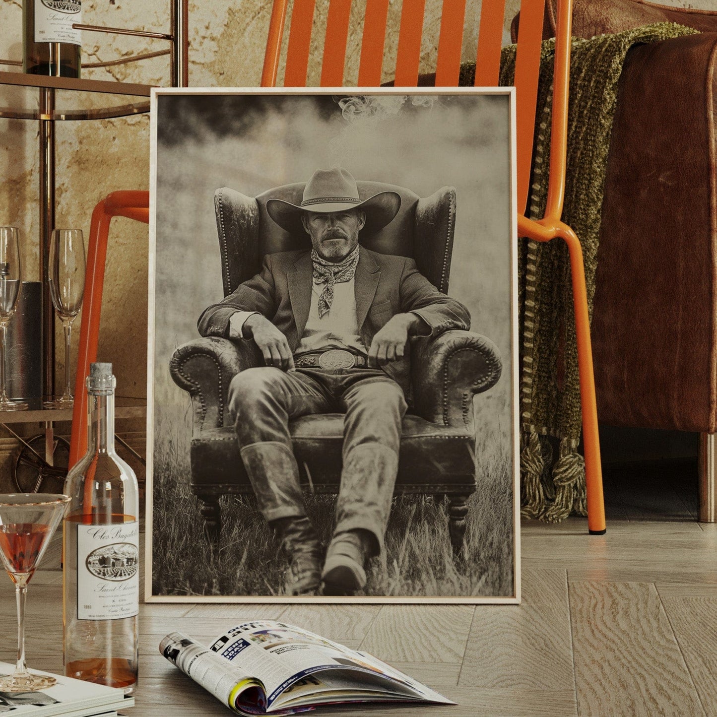 The Chair at Sundown