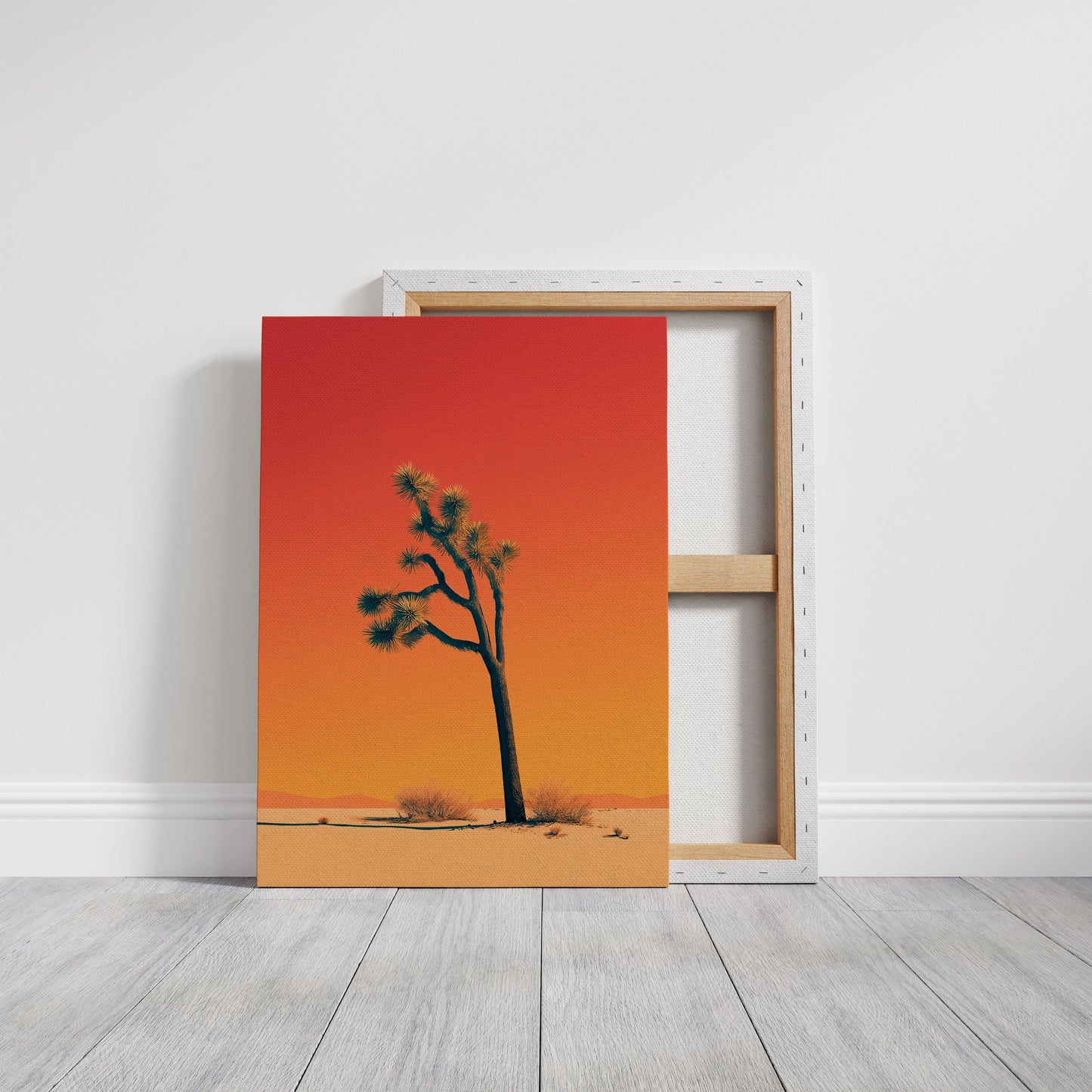 Lone Joshua Against Sunset Sky