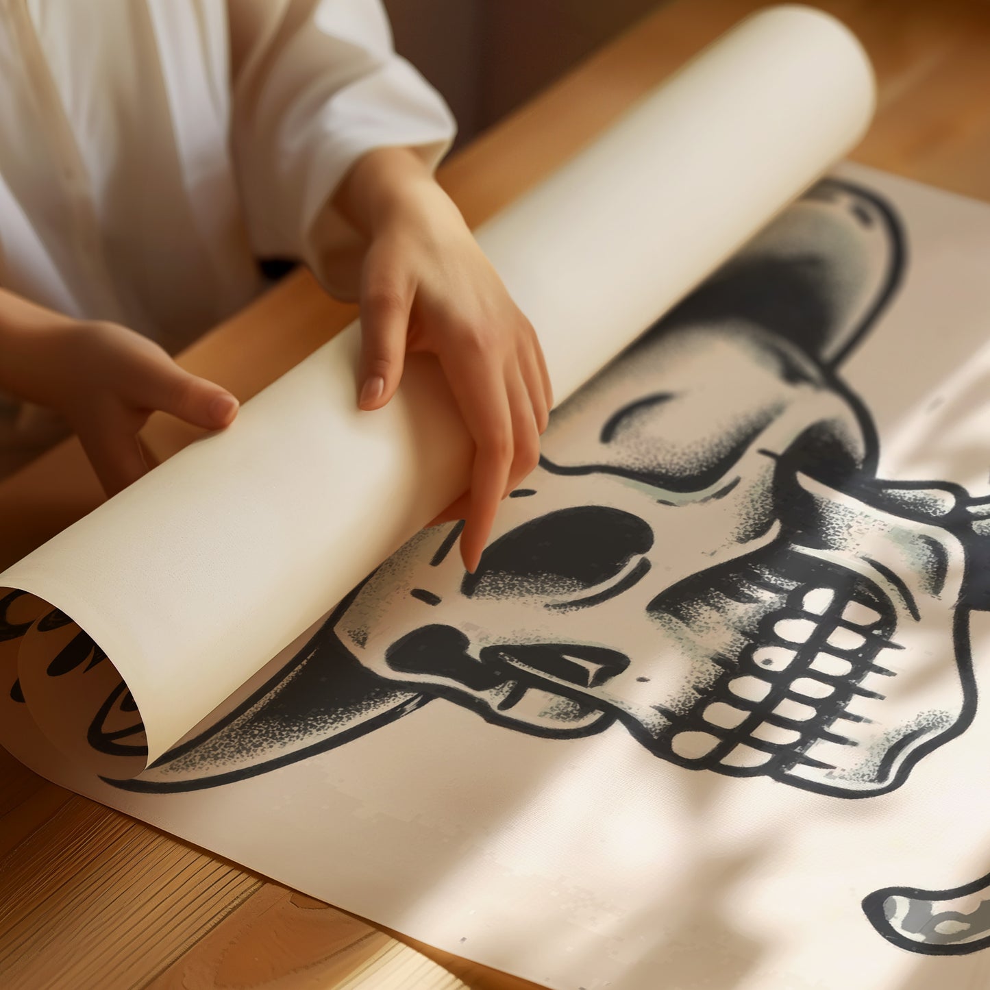 Cowboy Skull Deals Wild Cards