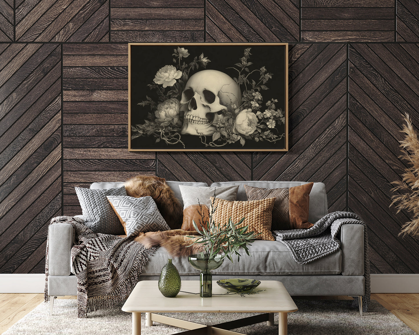 Peonies Bloom In Midnight's Garden