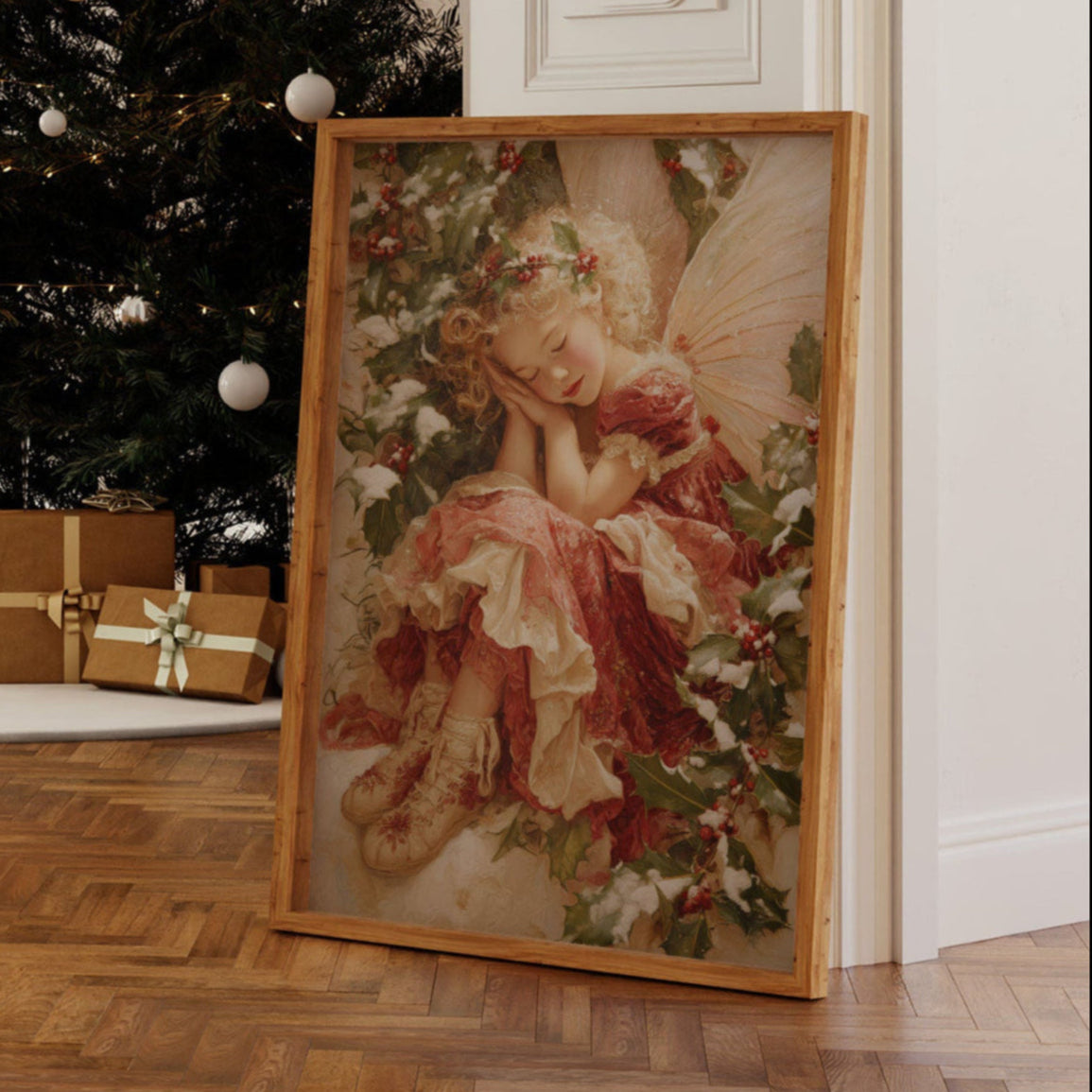 Holly Berries Crown Winter Dreams