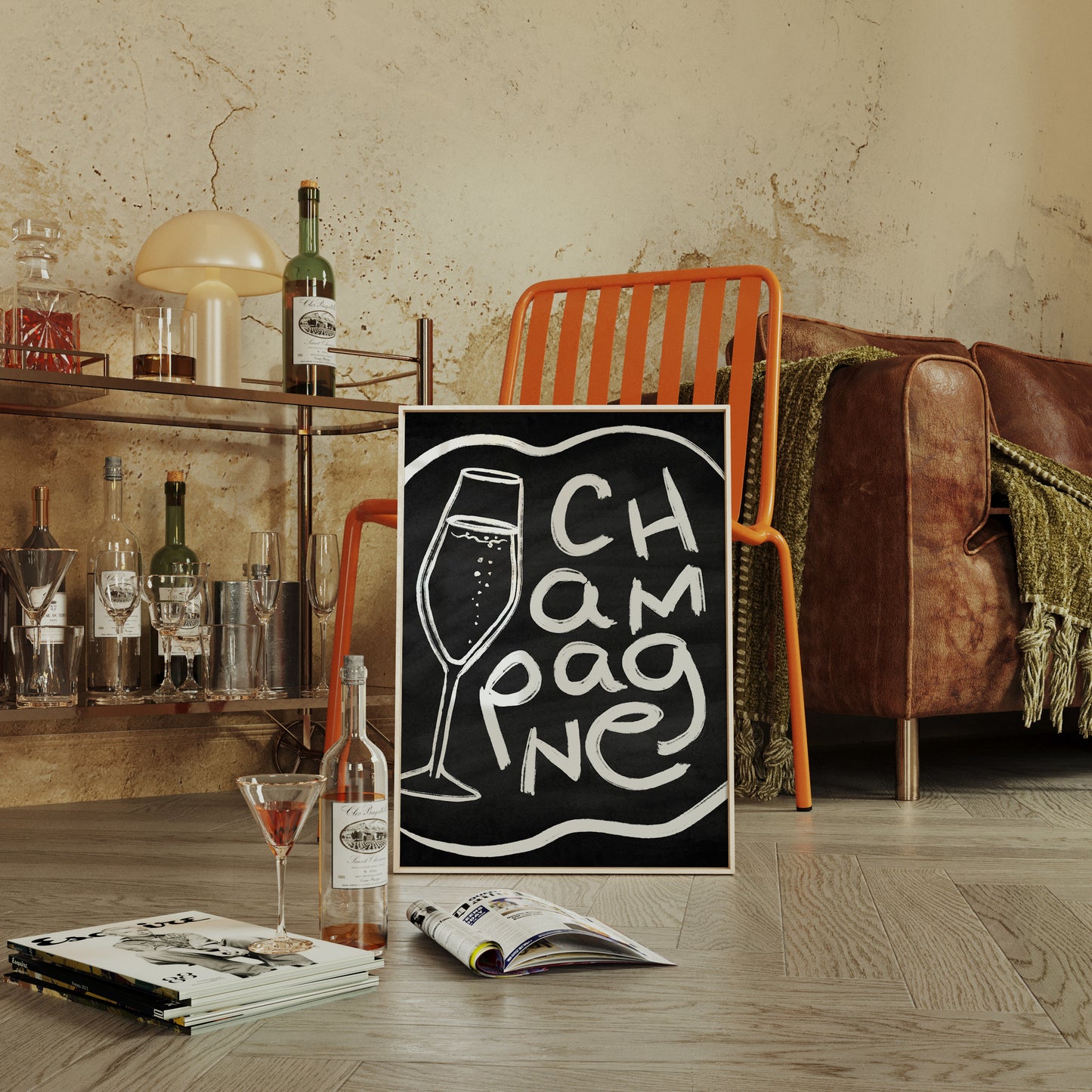 Chalk Lines Toast Simple Pleasures