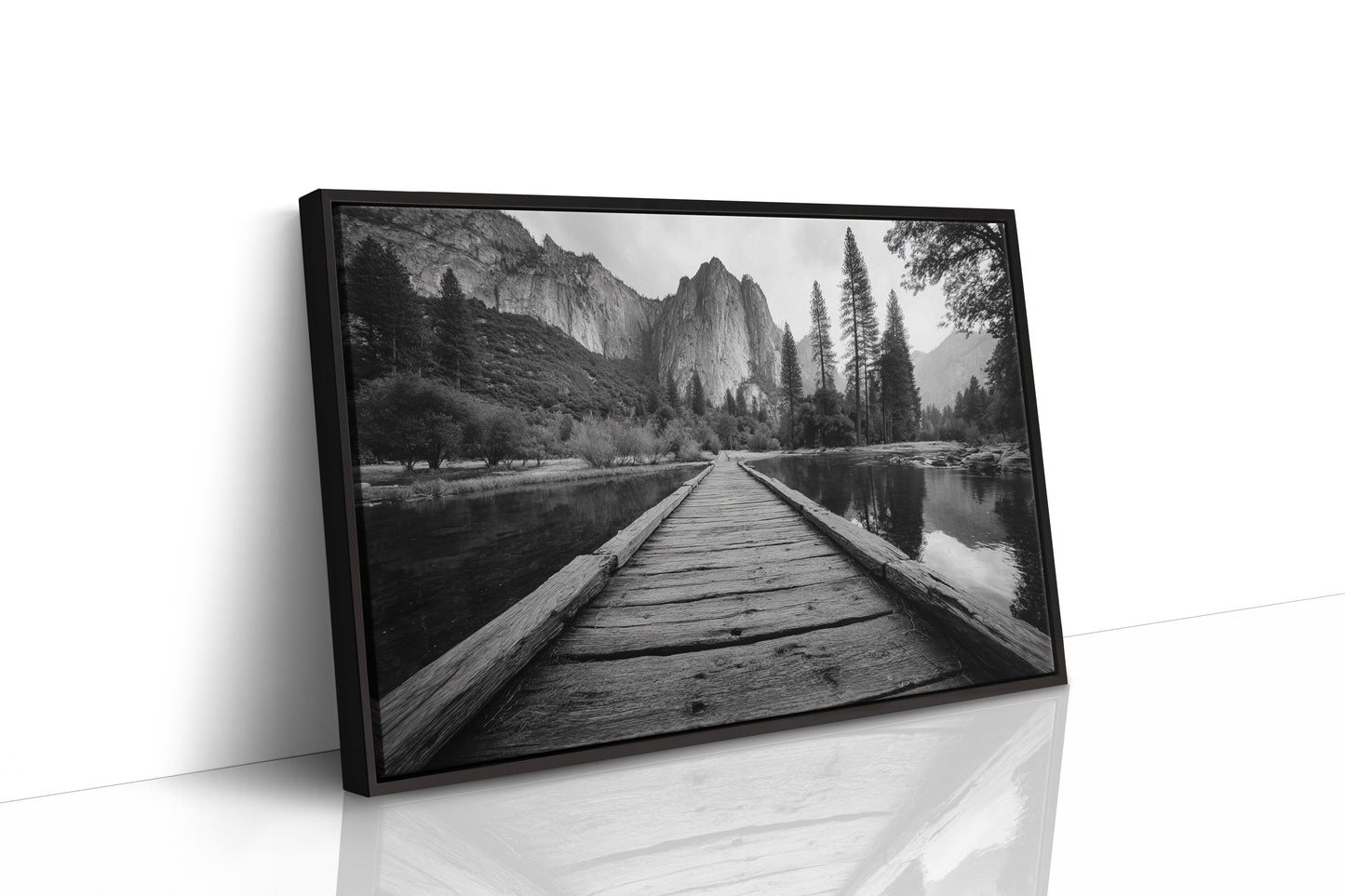 Wooden Path To Mountain Majesty