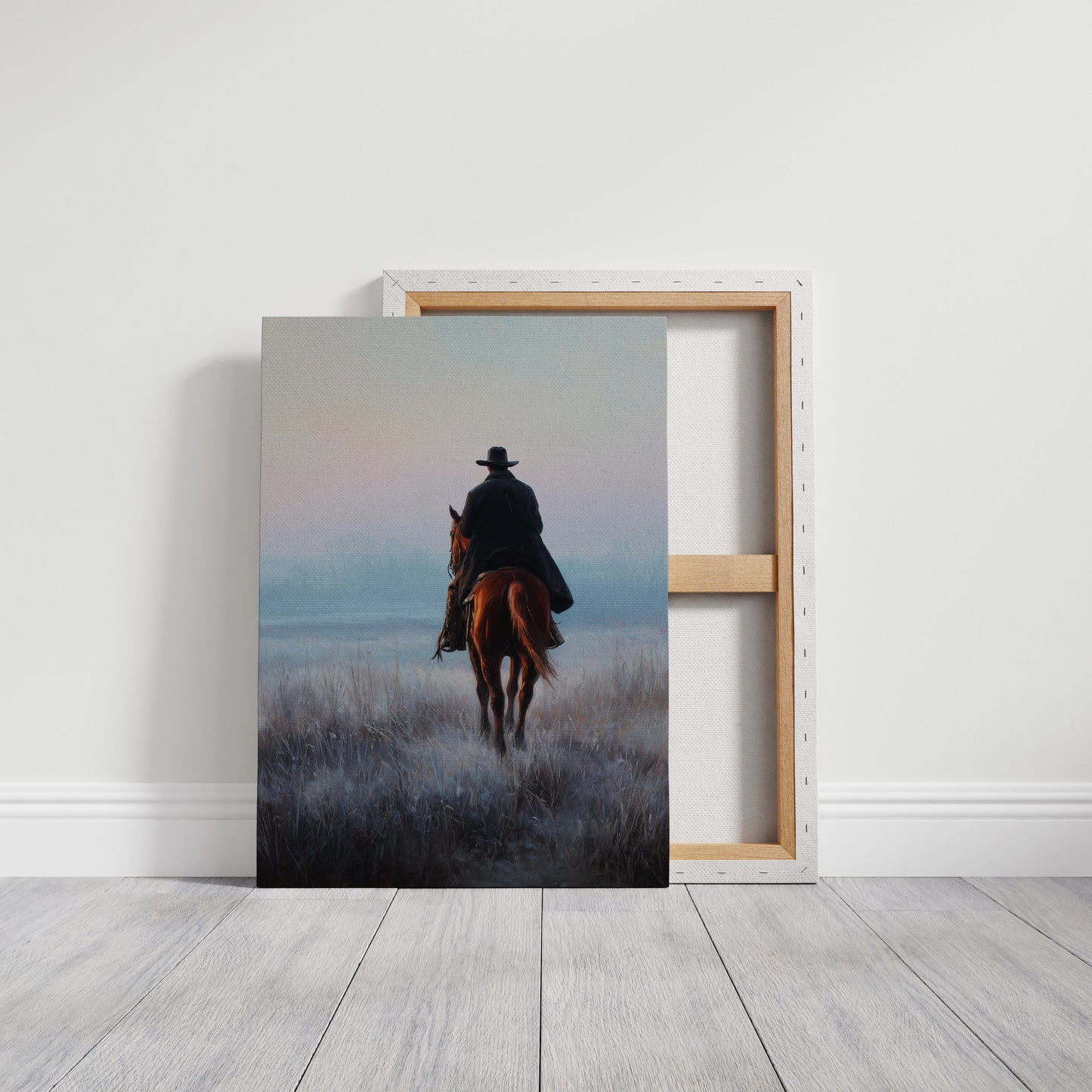 Dawn Rider On Misty Plains