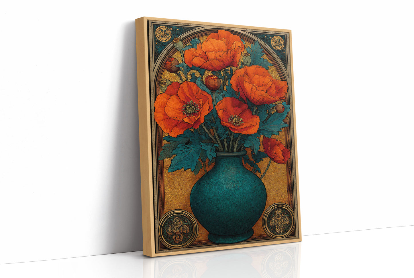 Poppies in the Gilded Room