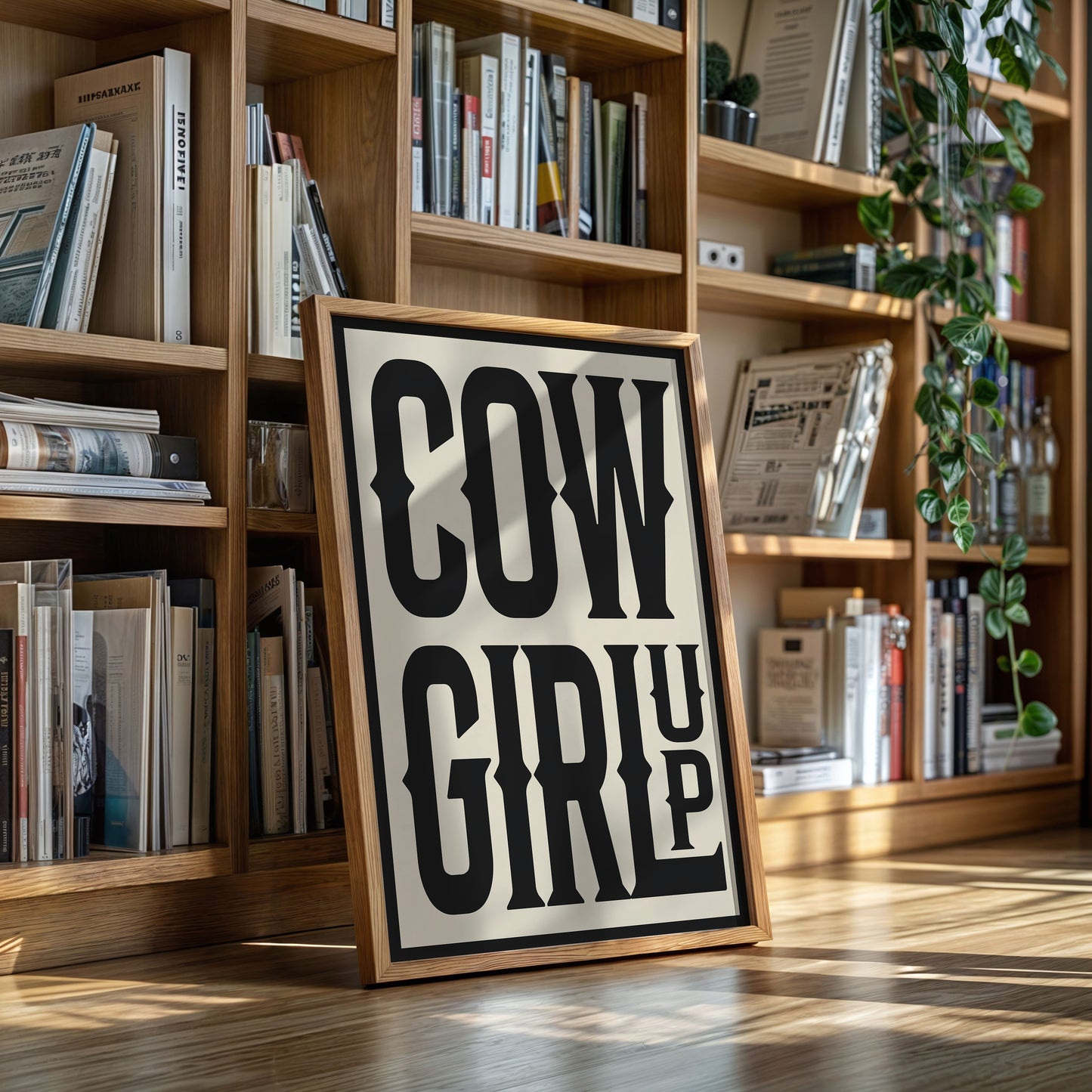 Cowgirl Up Bold Western Spirit Art
