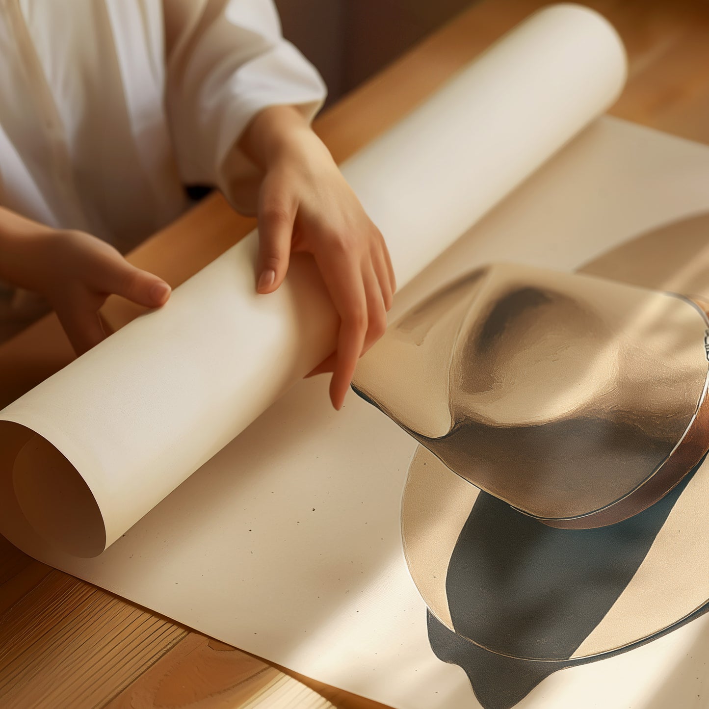 Ivory Brim In Stillness