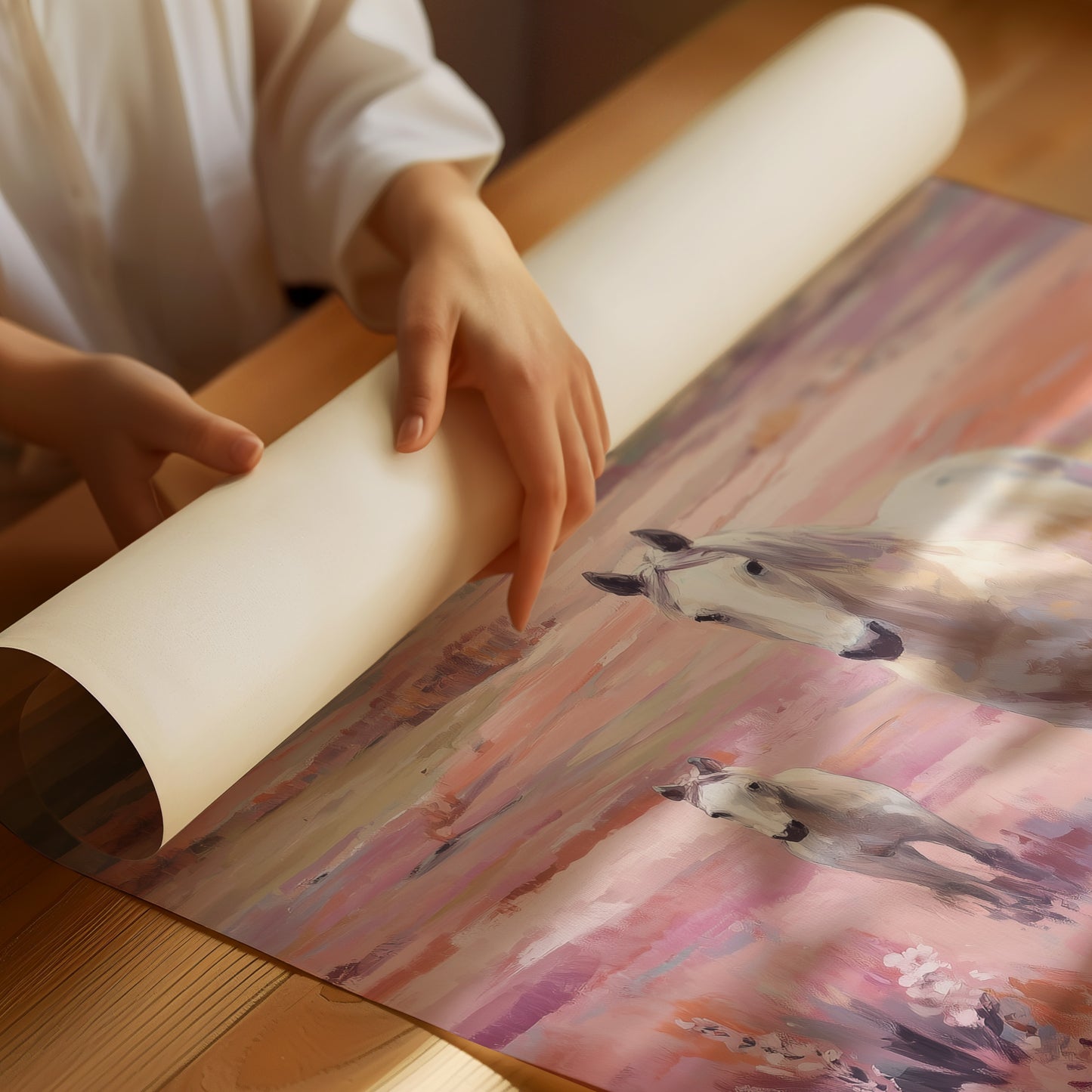 Wild Lavender Calls The Horses Home