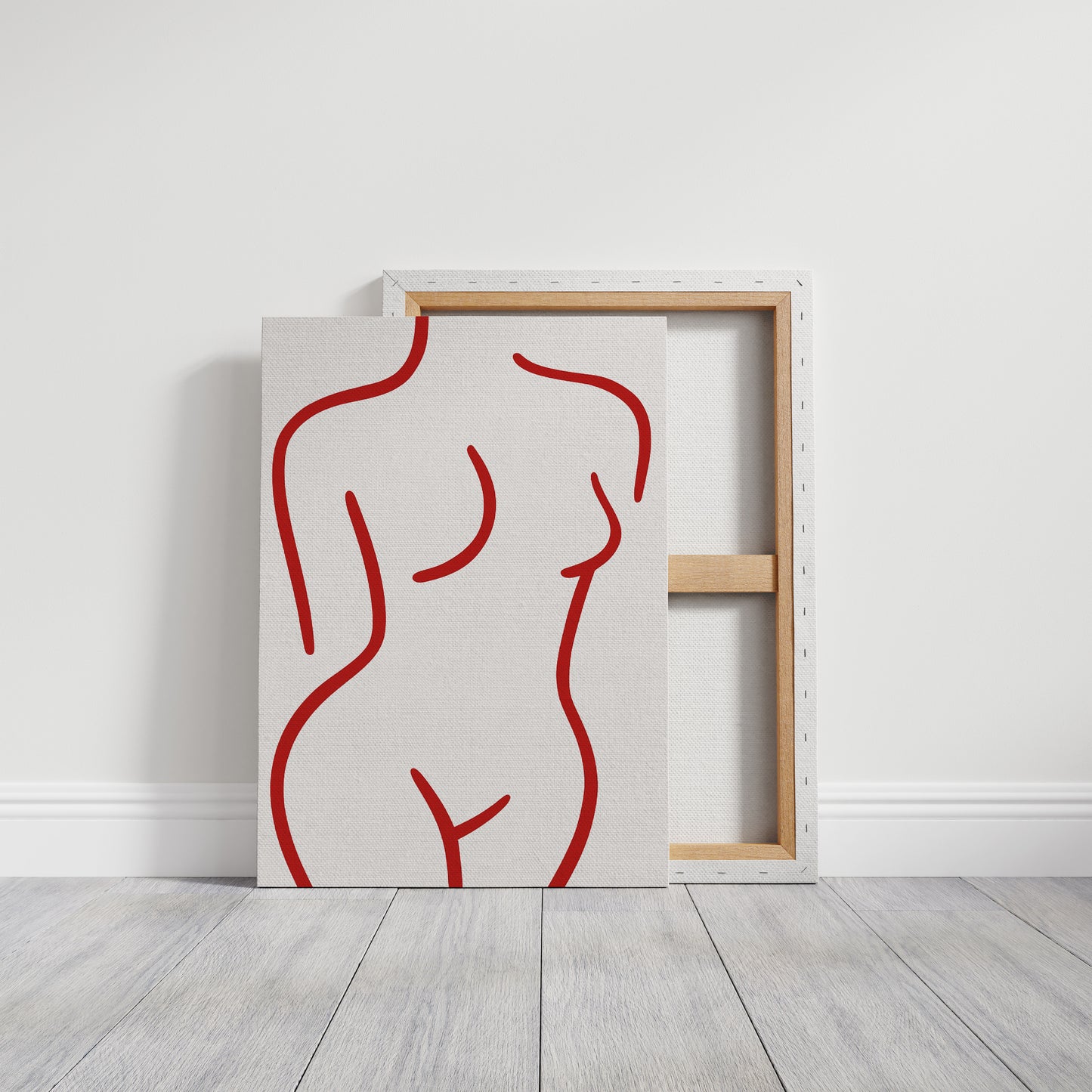 Crimson Lines Dance With Grace