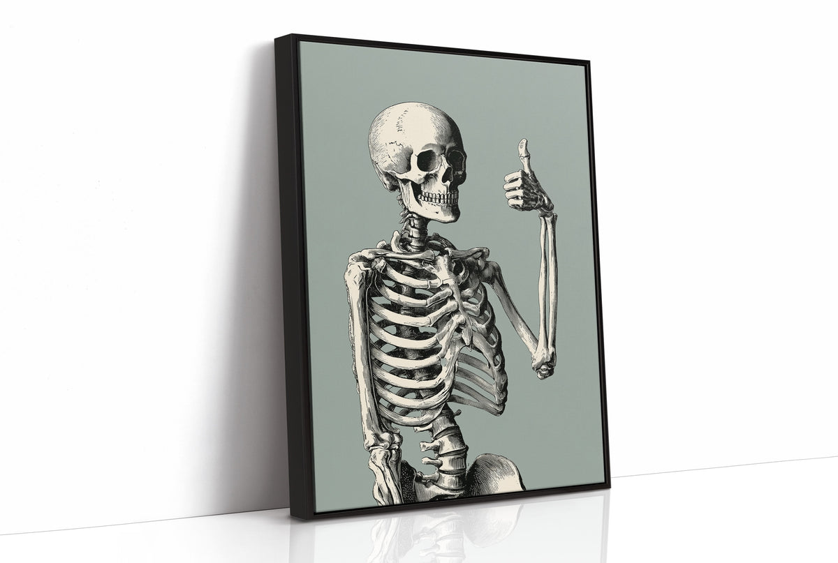 Bone Voyage, You’ve Got This, print in a black frame