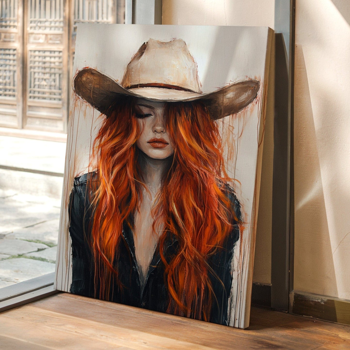 Cowgirl Ember – Rustic Elegance in Red