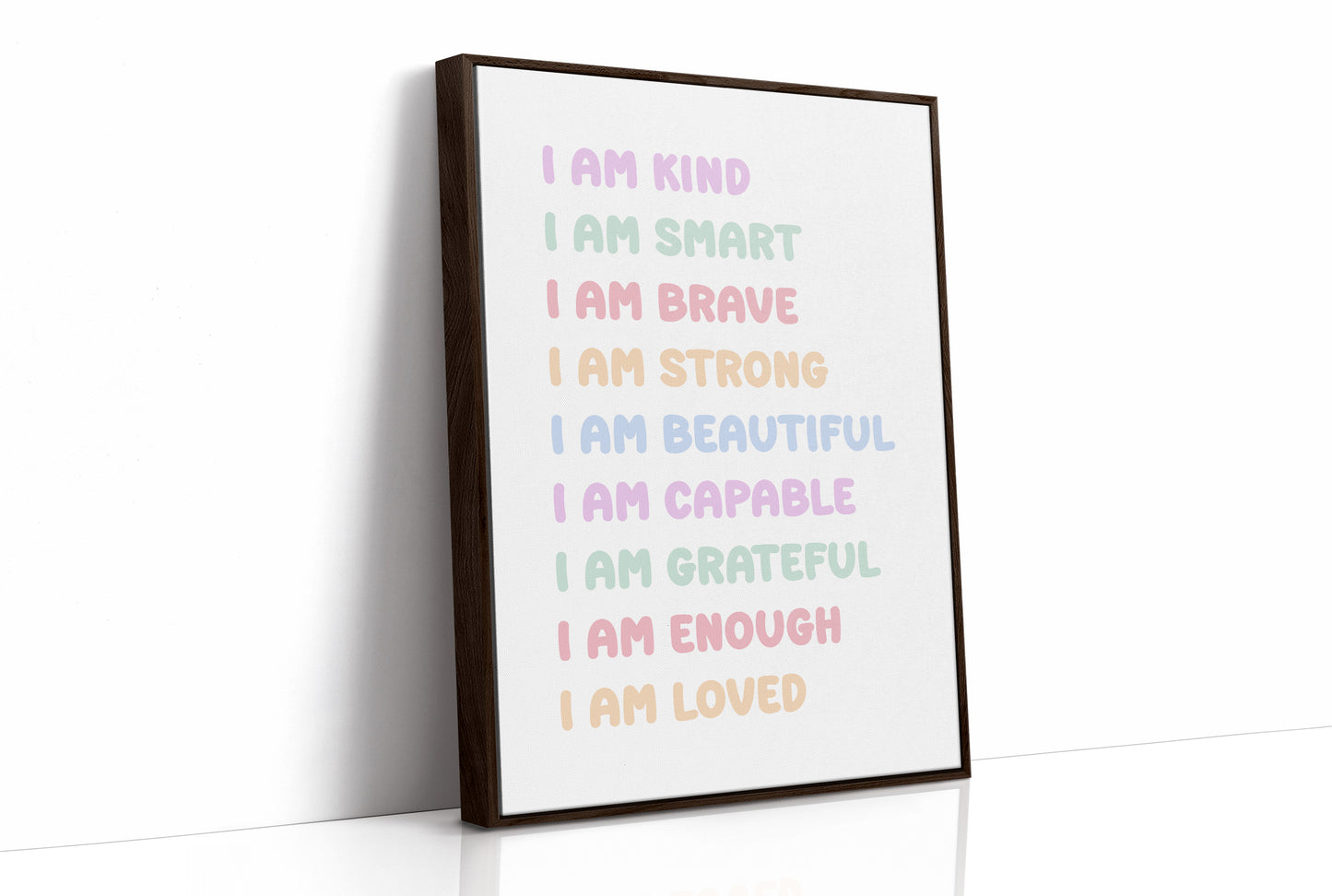 I Am Enough Affirmation Quote Print
