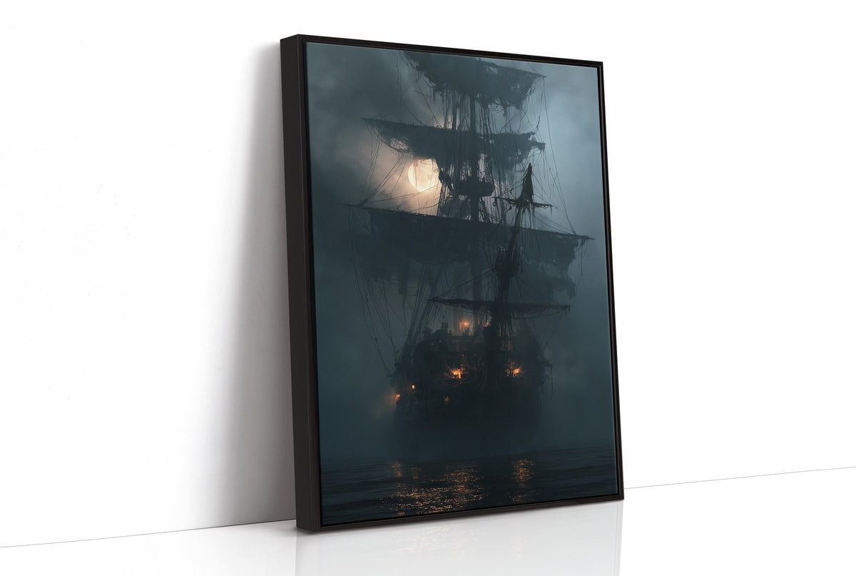 Shipshape It Is Not, print in a black frame