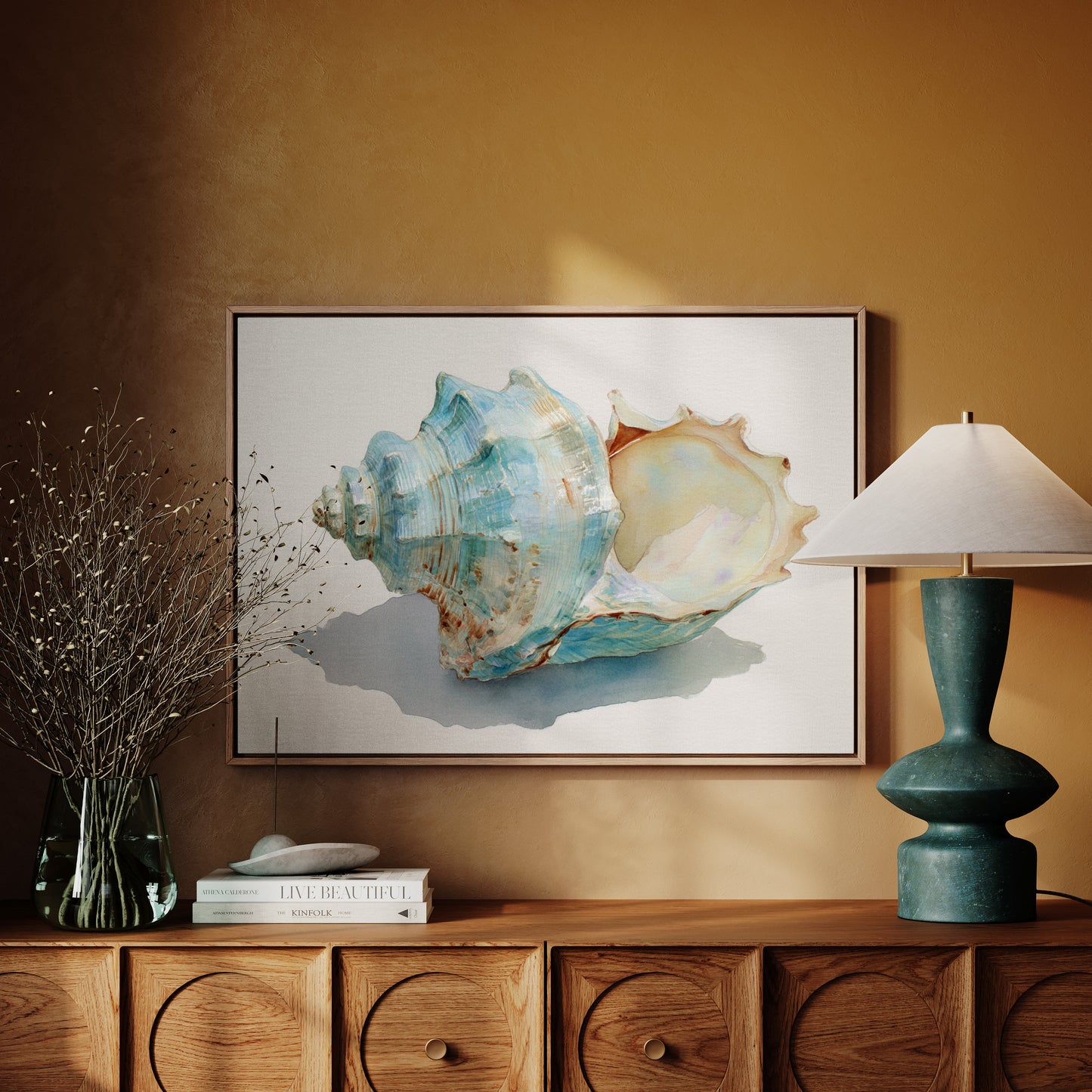 Ocean's Memory In Aqua Light