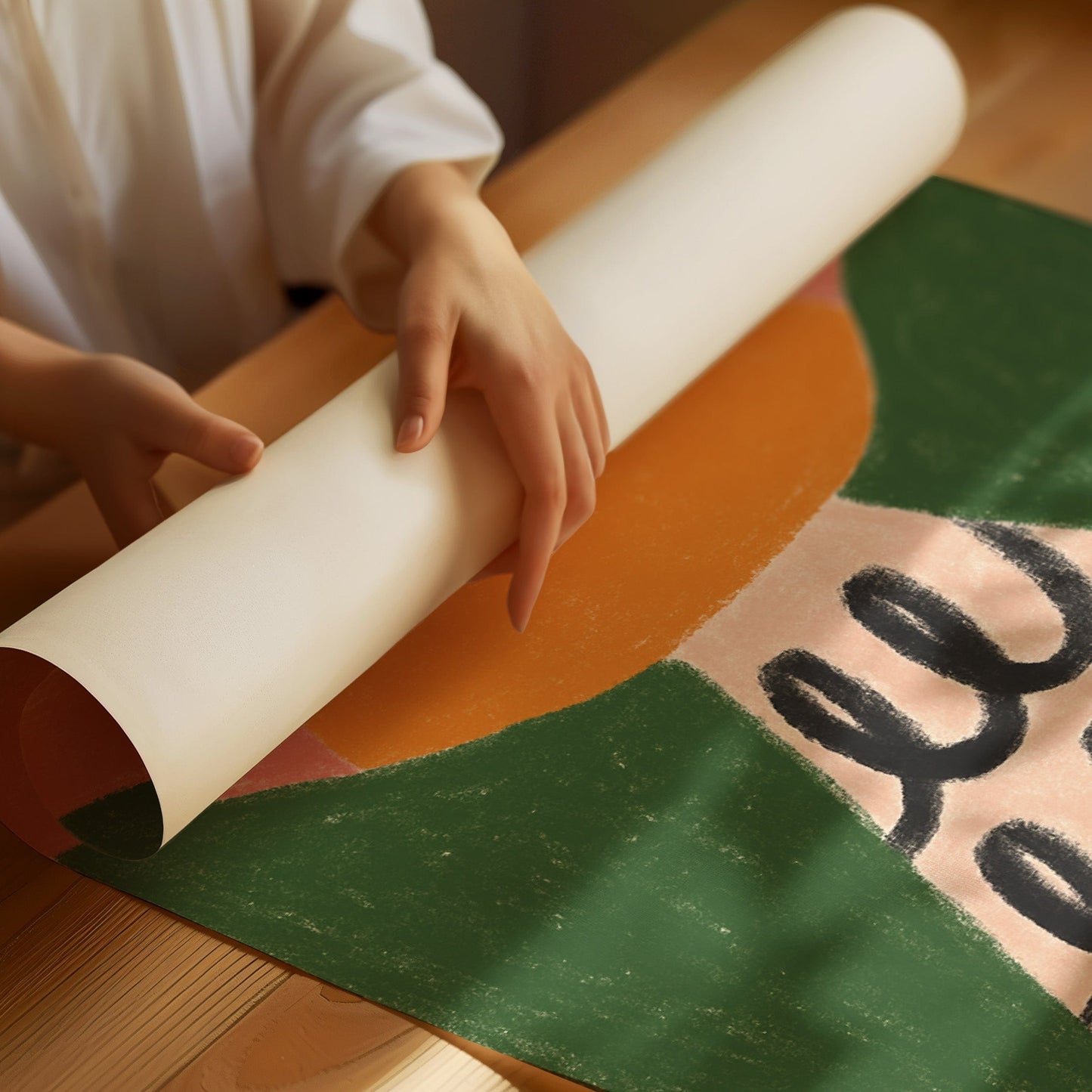 Morning Waves Roll Through Hills