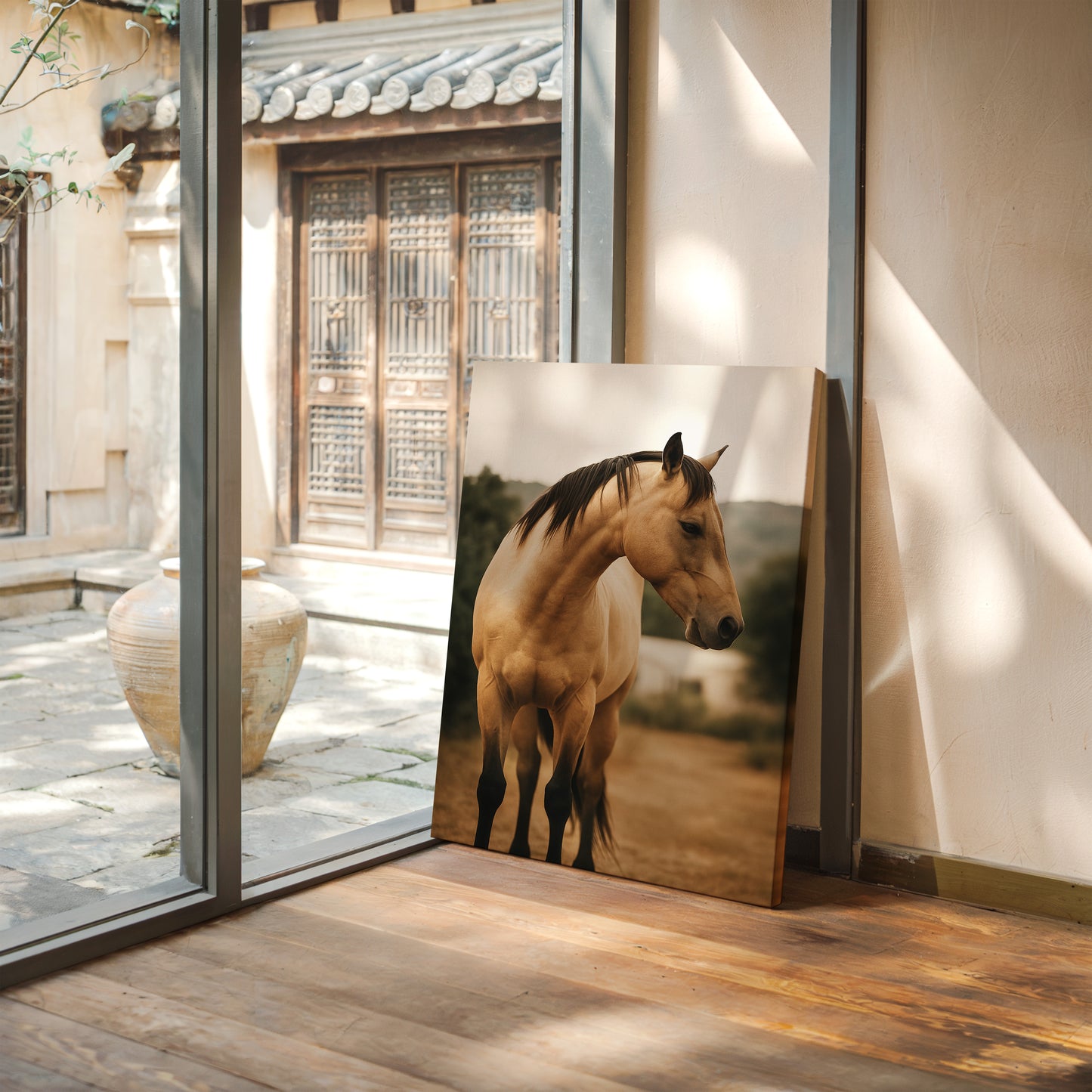 Buckskin Beauty in the Evening Light