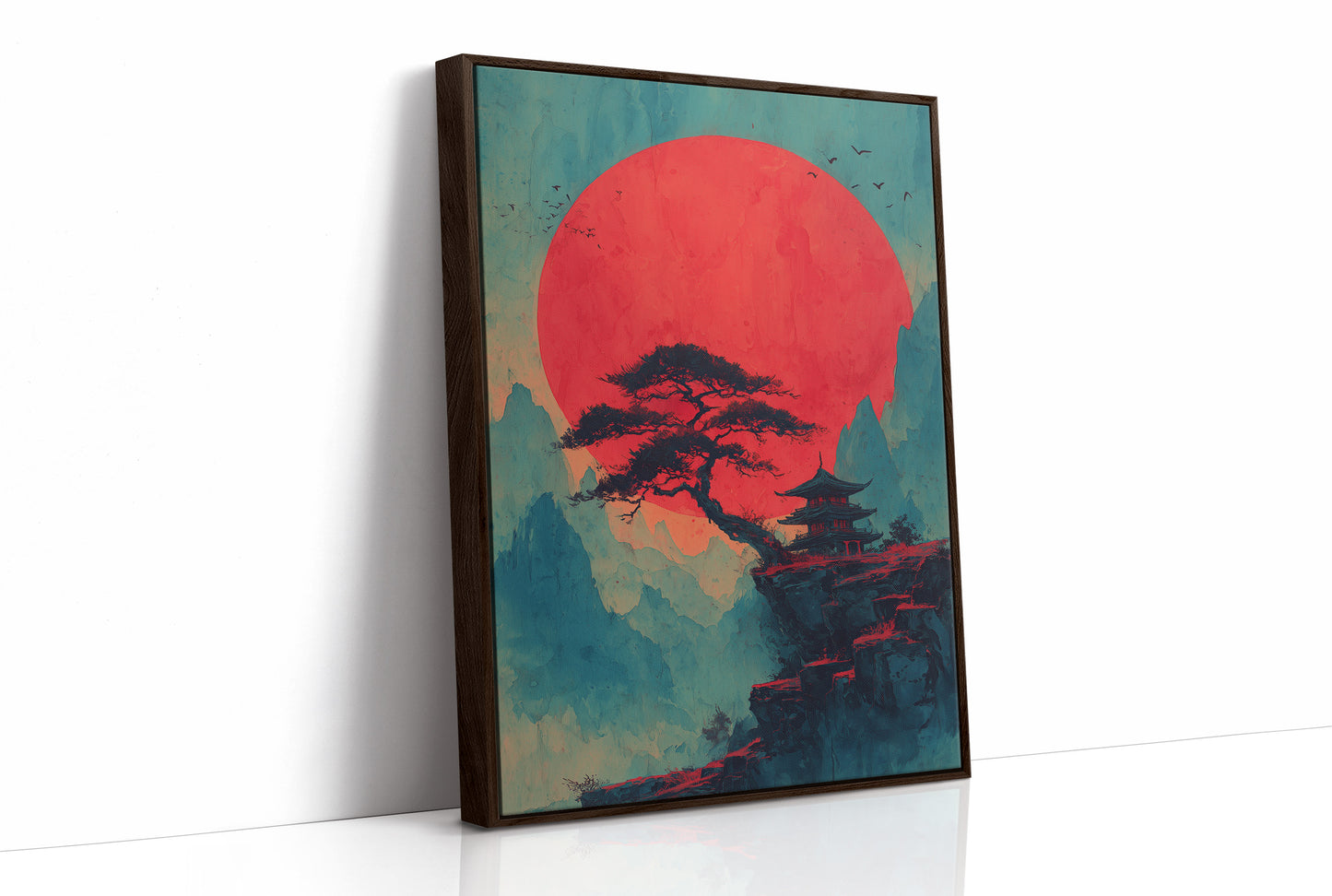 The Pagoda Watches the Red Sun