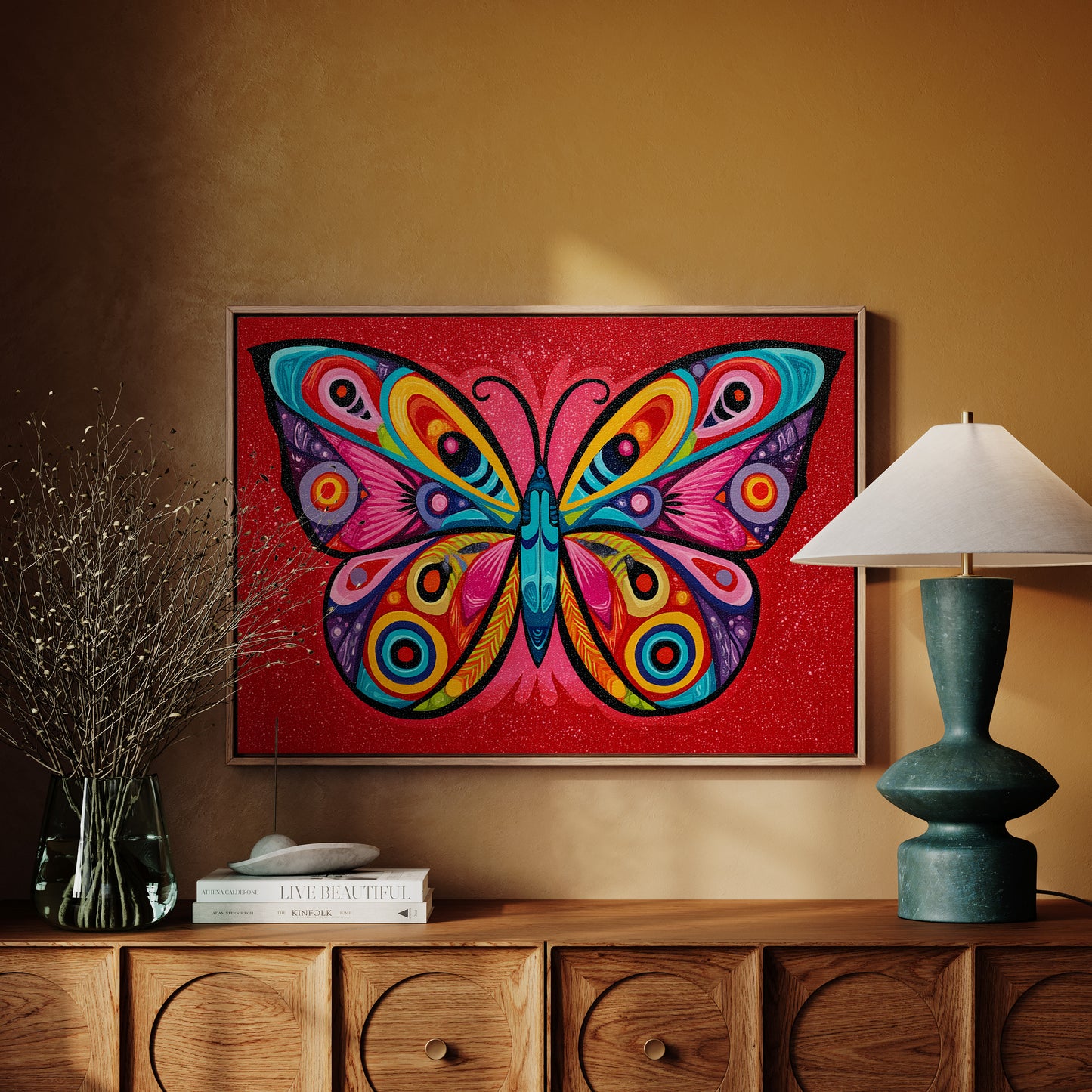 Colors Take Wing In Midnight Fire