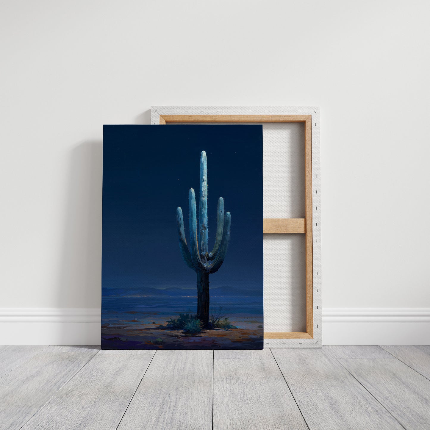 Midnight Sentinel Under Desert Stars