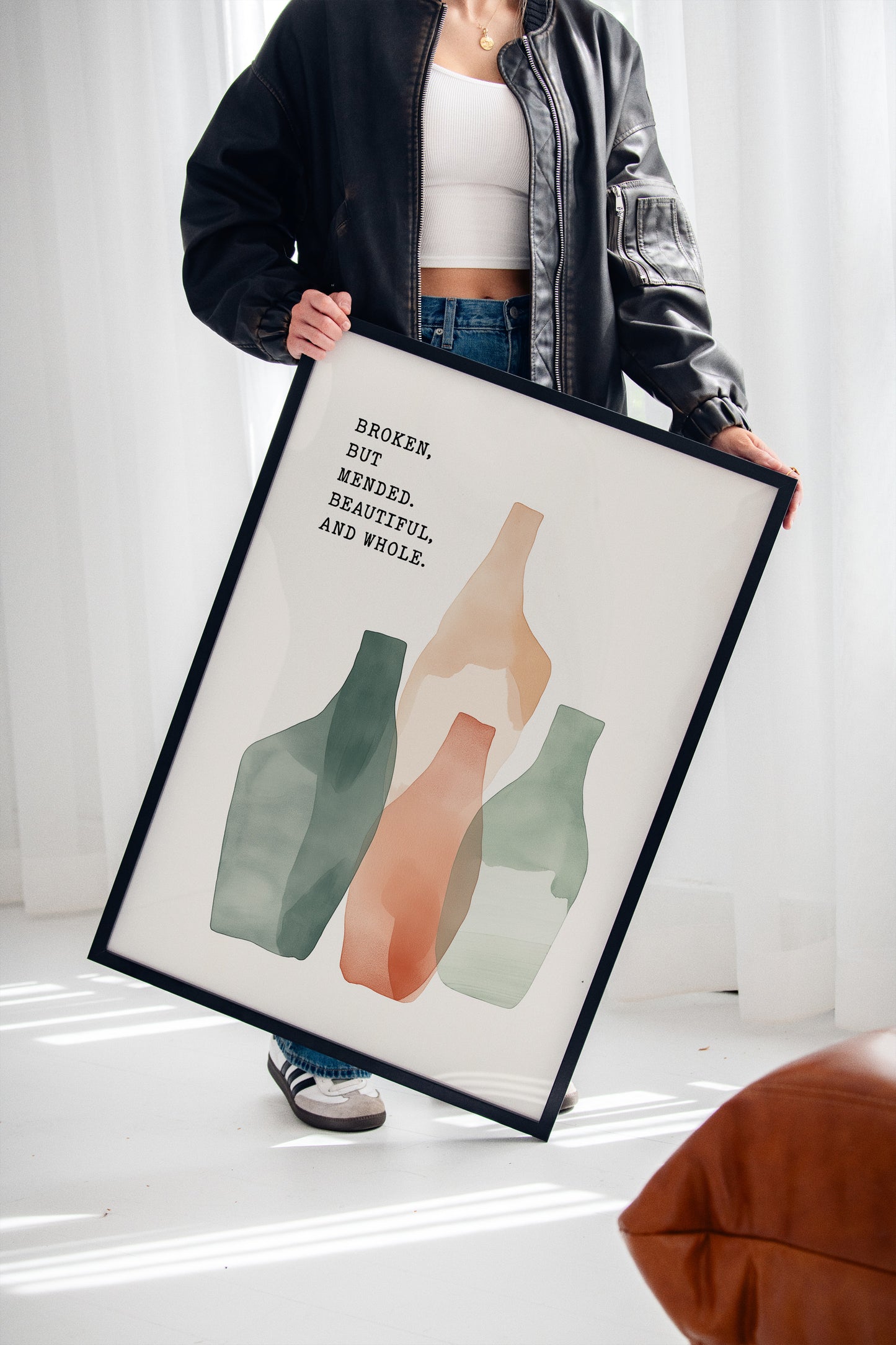 Broken Yet Beautiful Watercolor Vessels