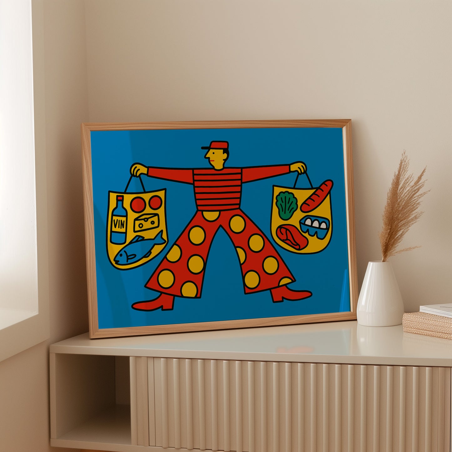 Grocery Run with French Flair