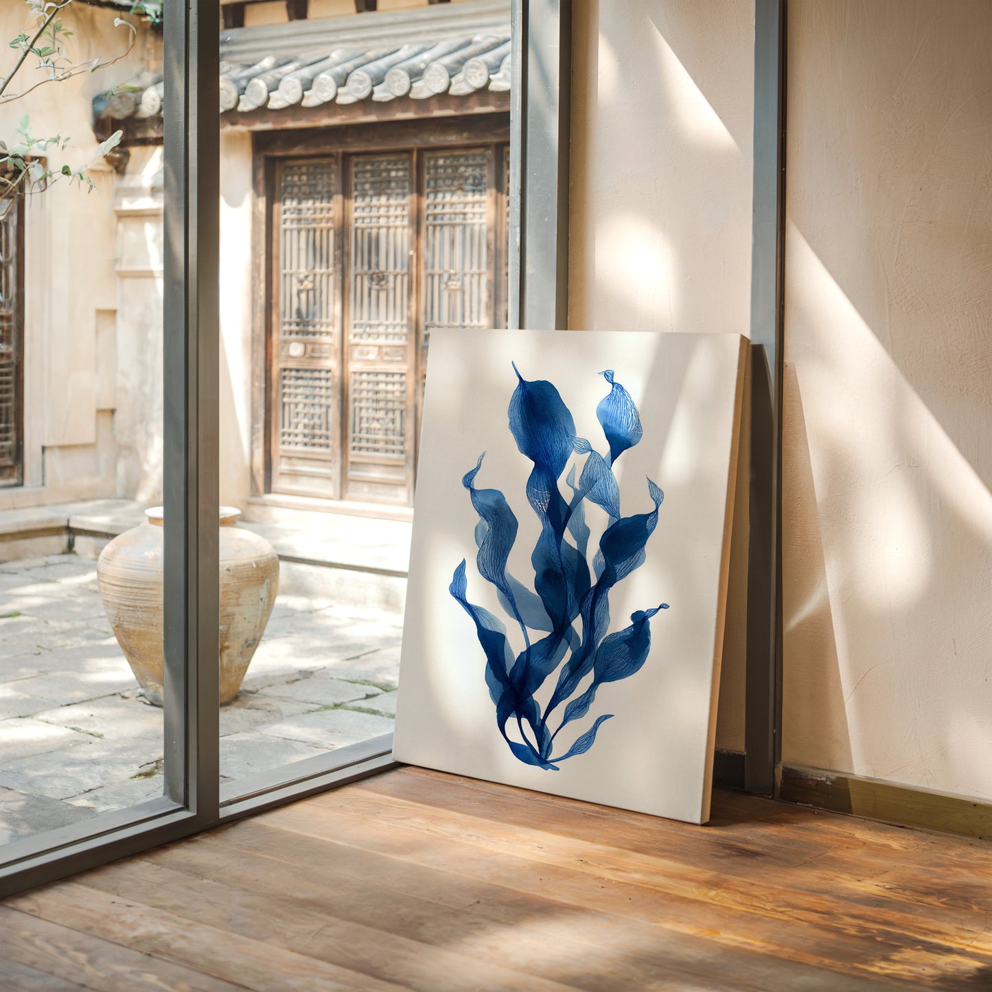 Beneath Waves of Tranquil Blue