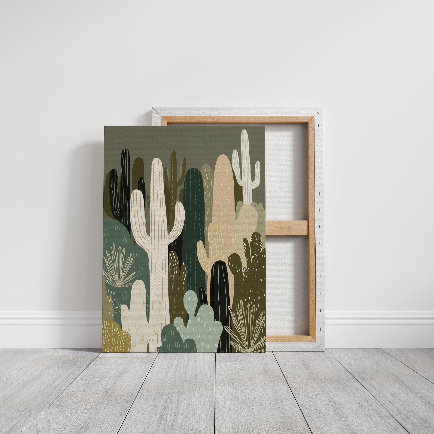 Desert Forms in Soft Sage