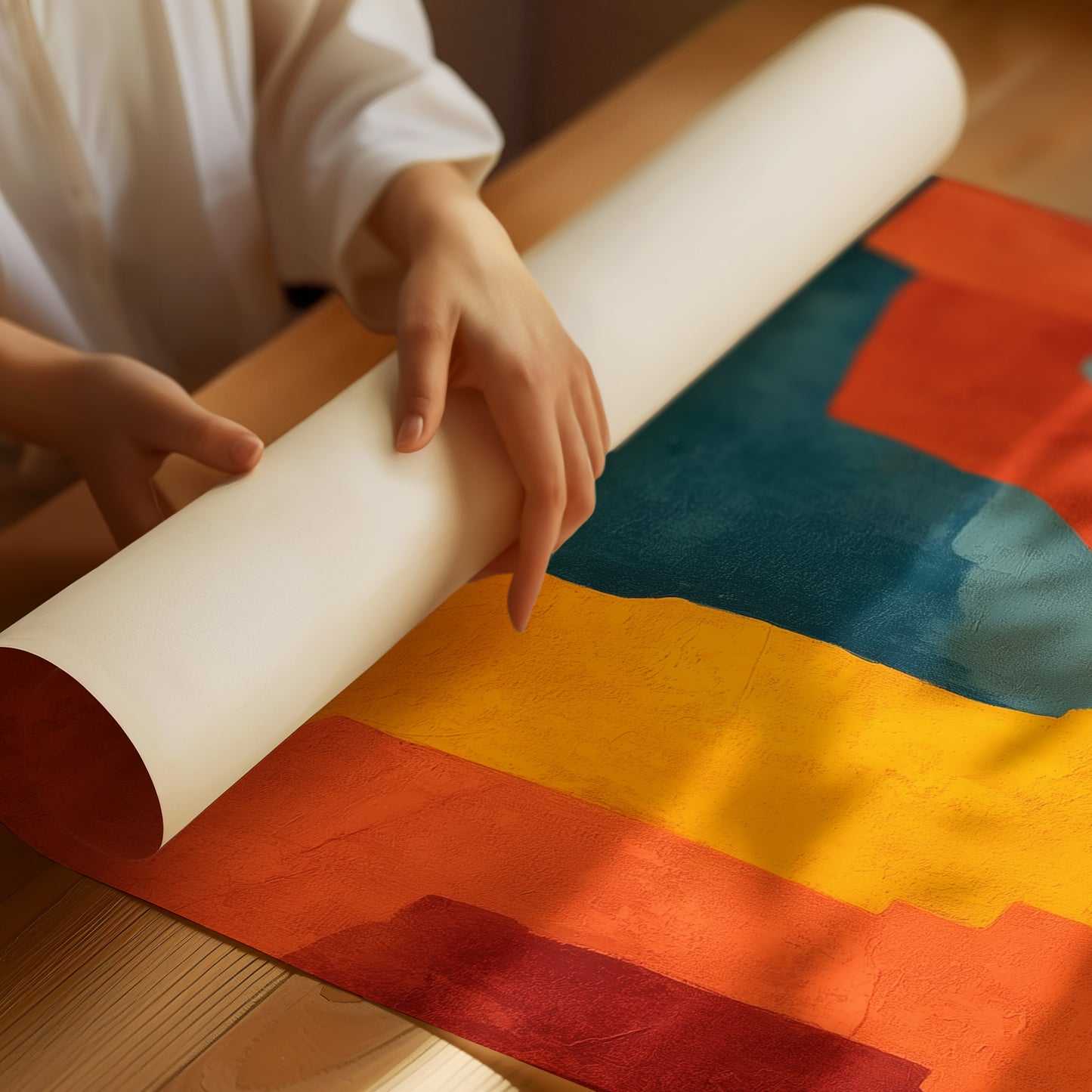 Desert Moon Finds Silent Companions