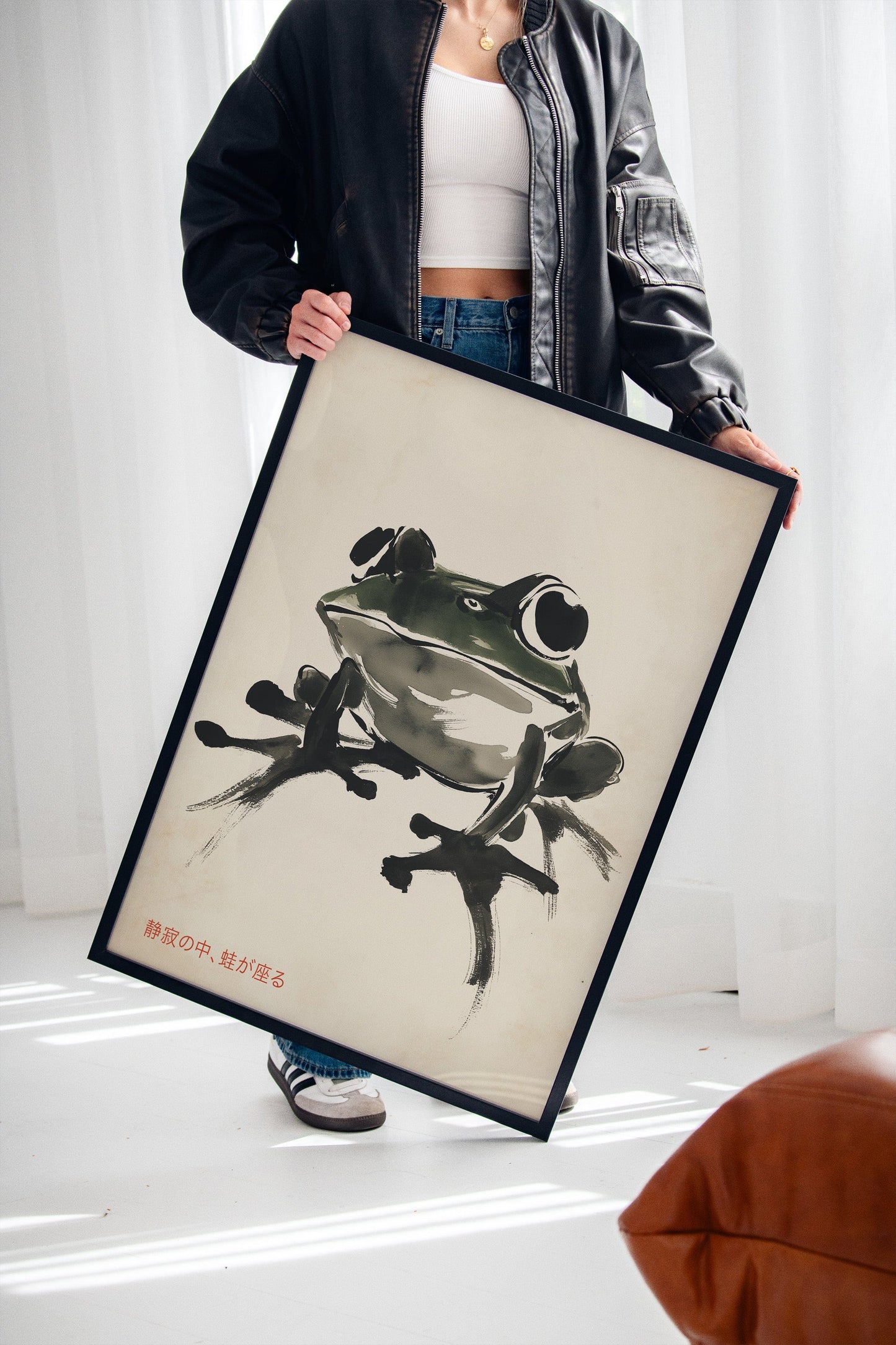 Zen Frog in Stillness