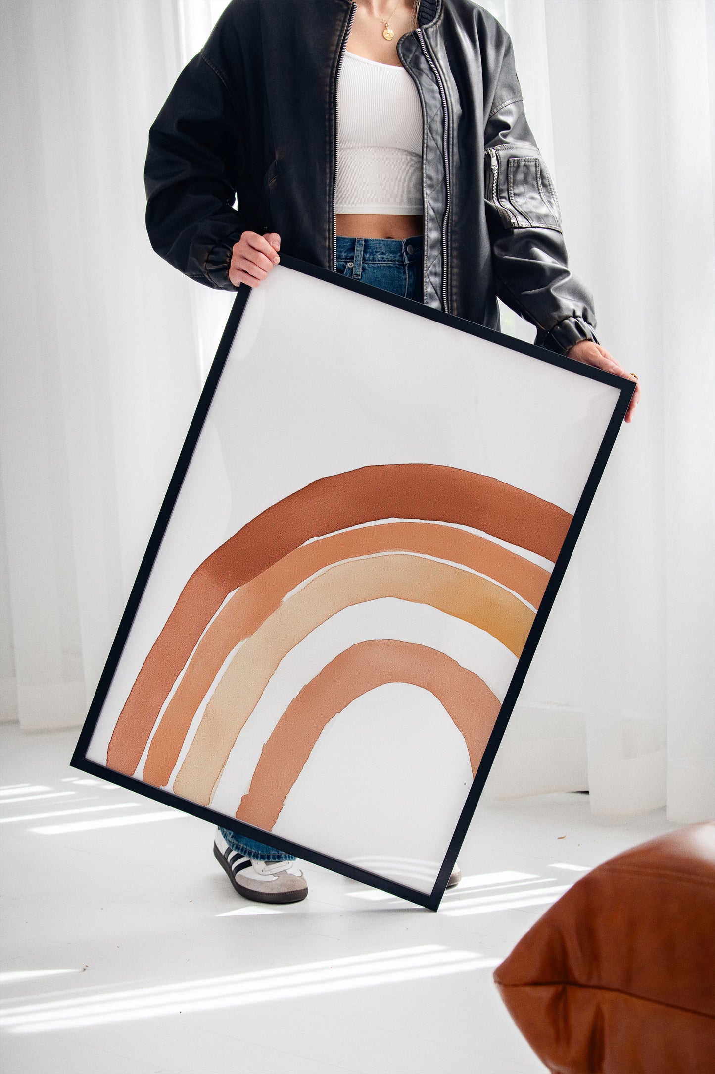 Terracotta Boho Rainbow Arch