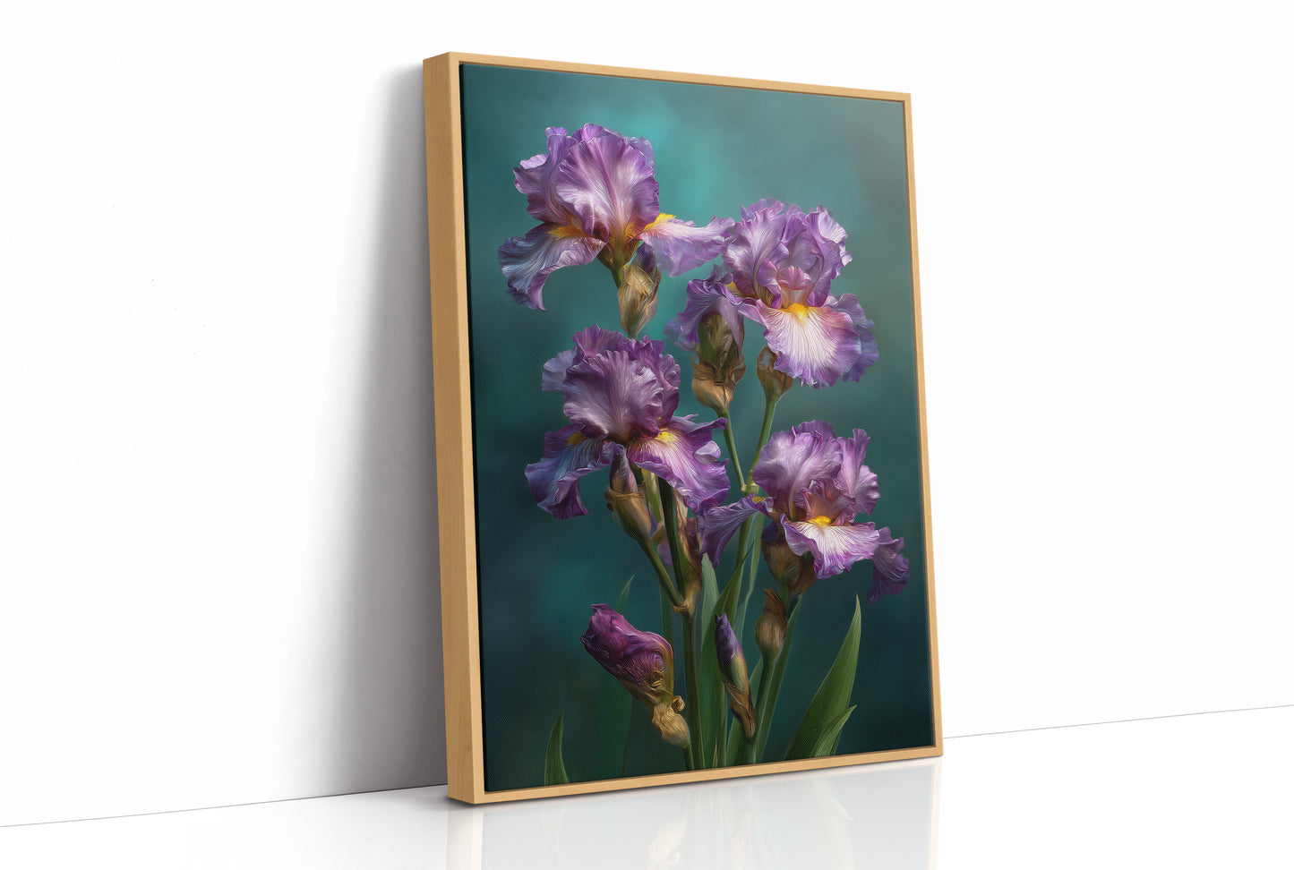 Irises Opening All at Once