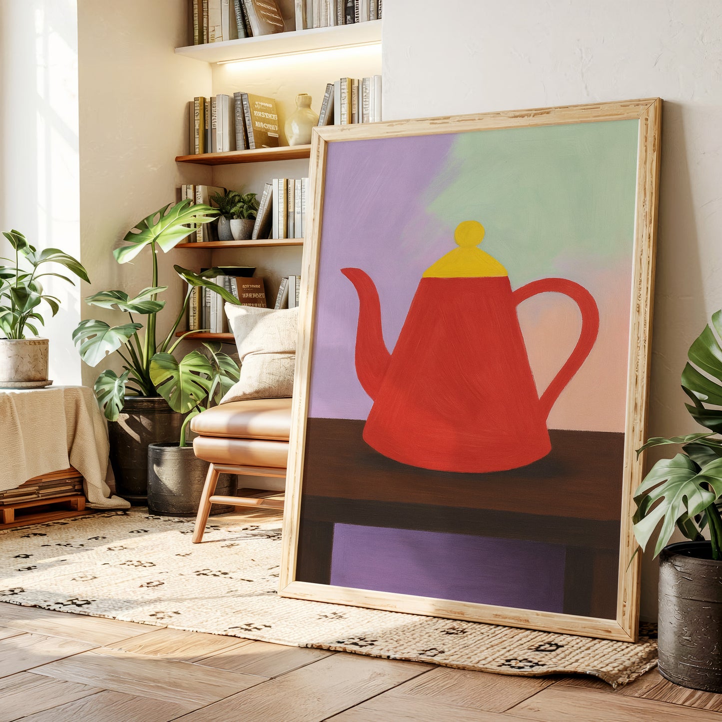 Red Teapot Still Life