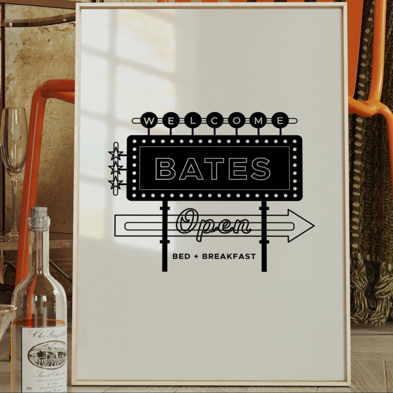 Neon Nights At Small Town Crossroads