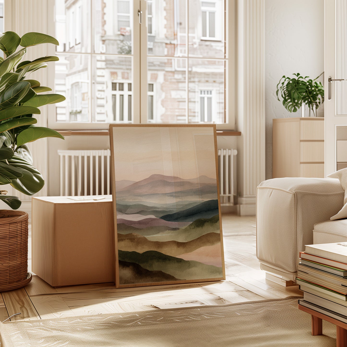 Mountains Breathe in Gentle Hues