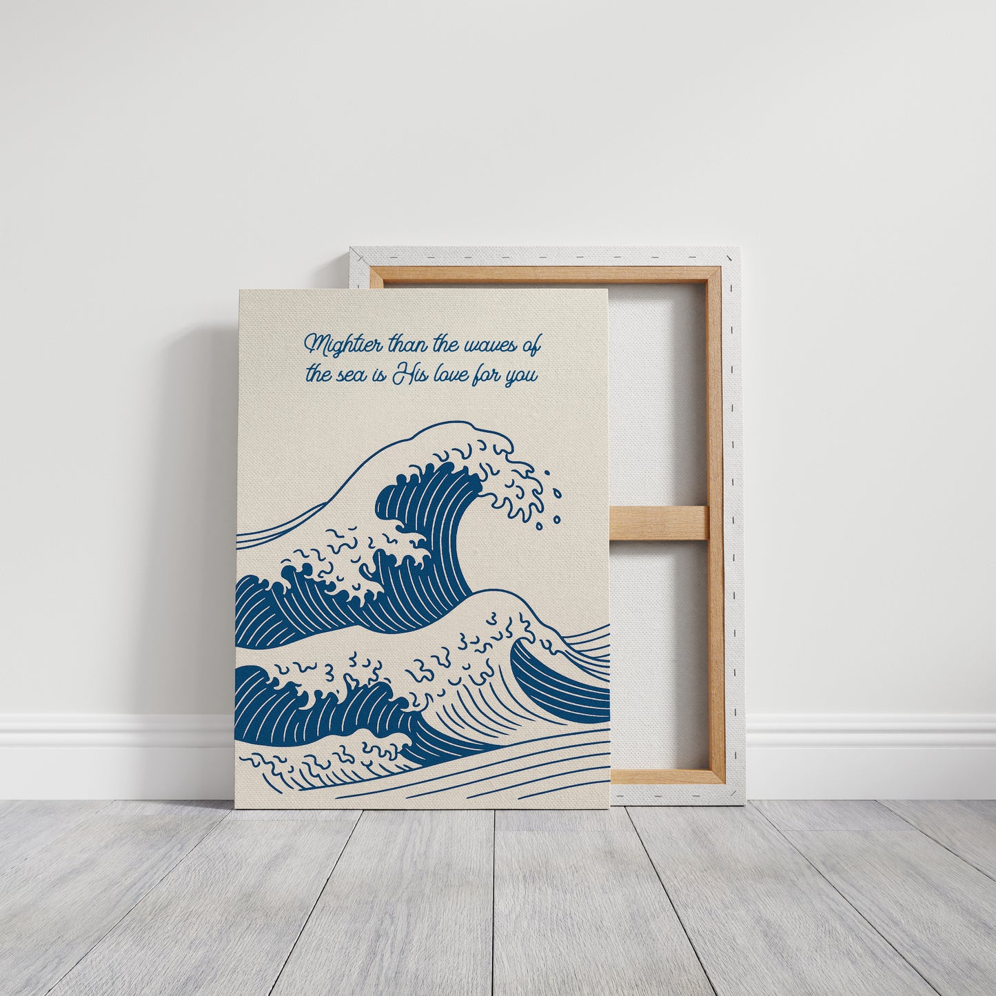 Mightier Than the Waves Ocean Print
