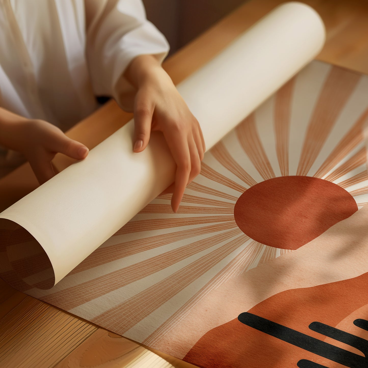 Desert Sun Paints Ancient Stories