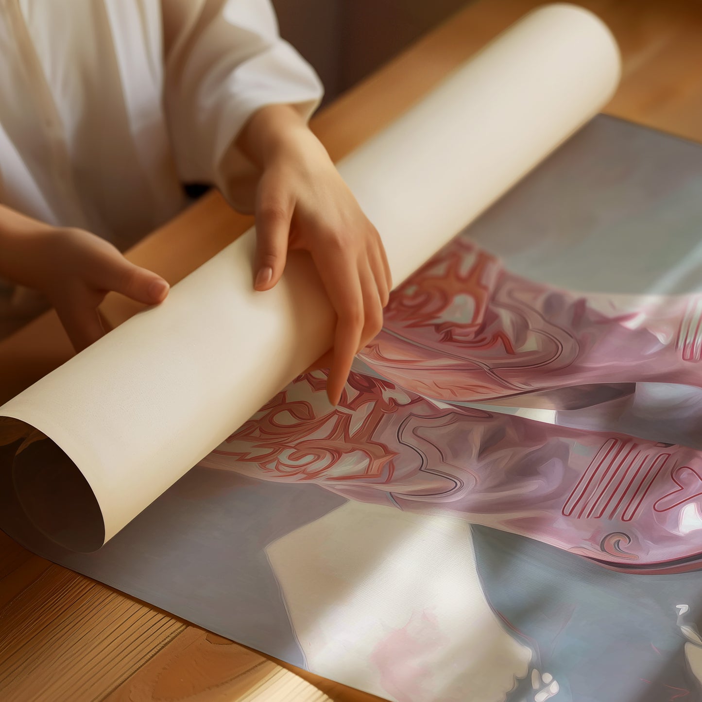 Pink Boots Waltz Through Lace Light