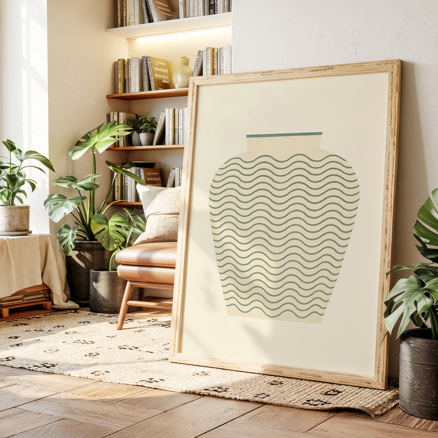 Waves on a Clay Vessel