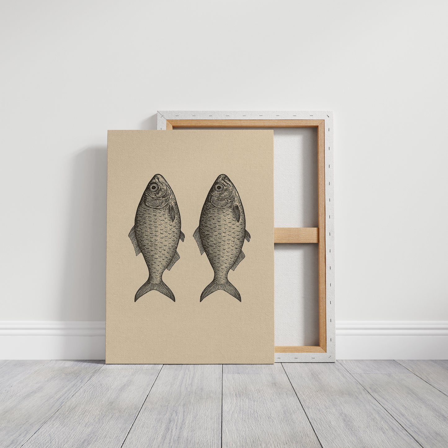 Two Fish Vintage Loaves and Fishes Symbol
