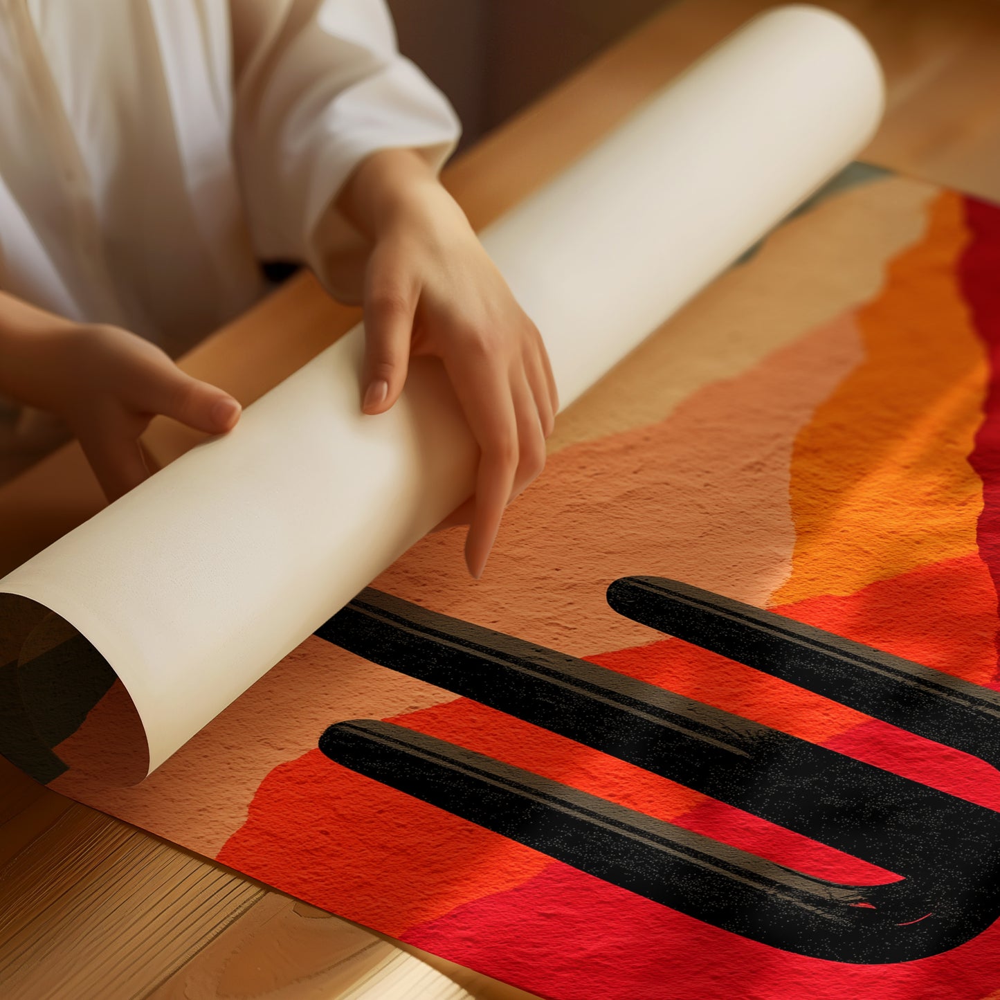 Red Mountains Sing Desert Sunlight