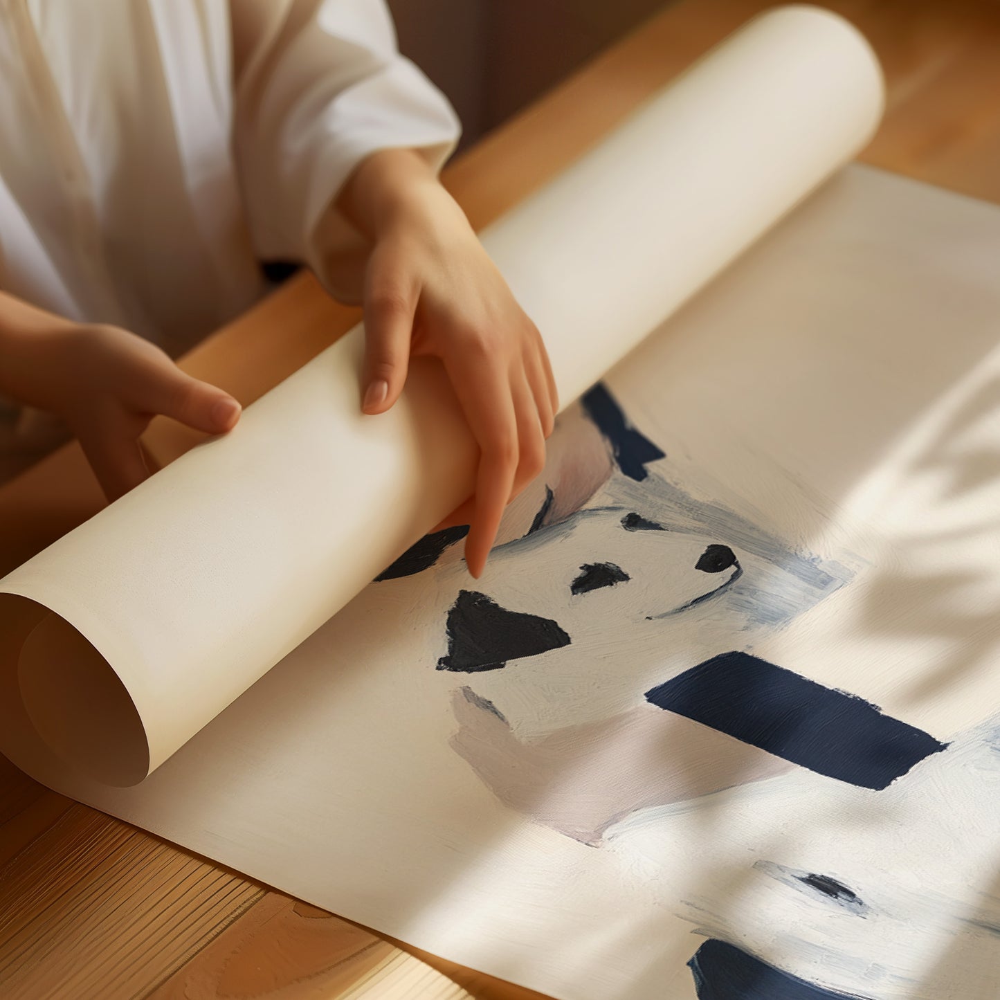 Quiet Moments With Spotted Friend