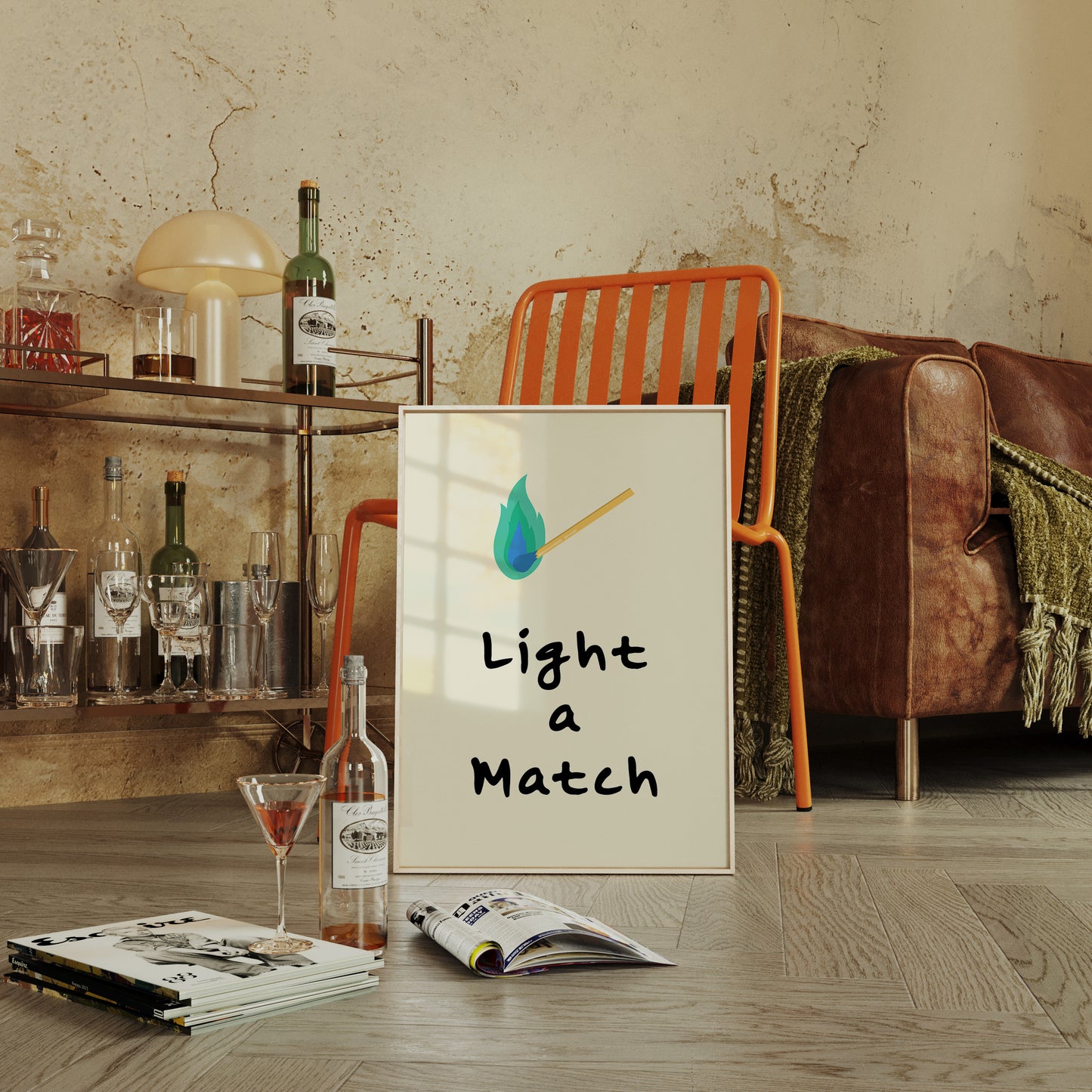 Mint Flames Dance Their Story