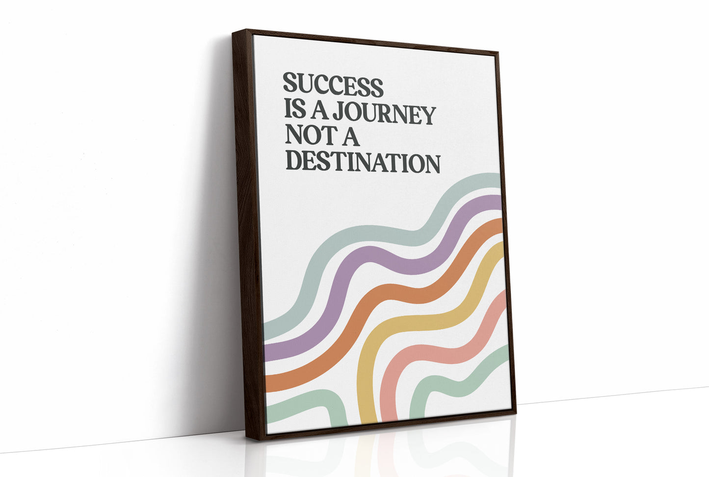Success Is A Journey Quote Print