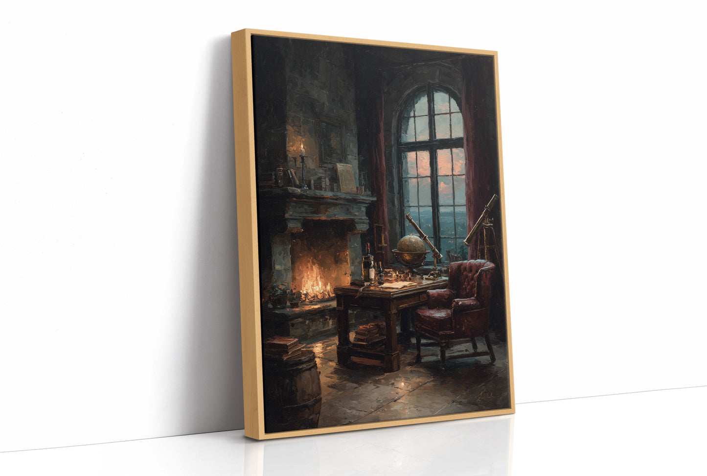 The Astronomer's Study at Dusk