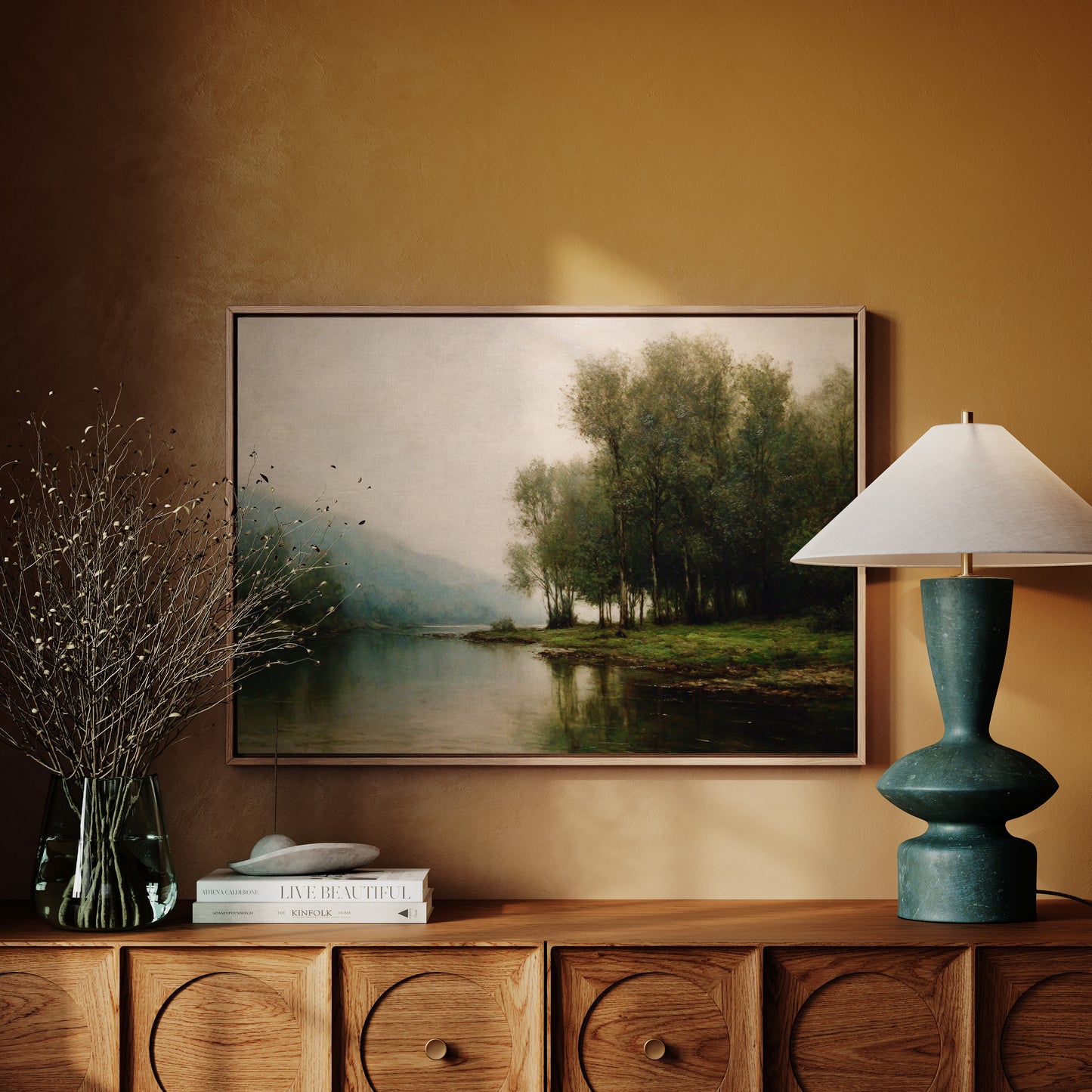 Mist Softens The River's Edge