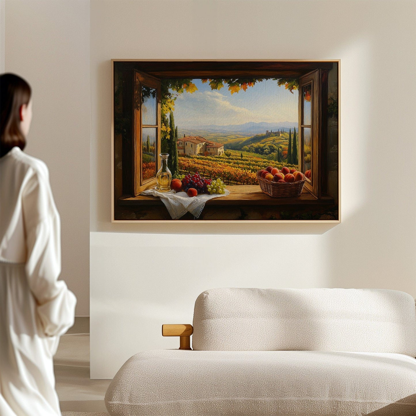 Autumn's Bounty Through Tuscan Windows