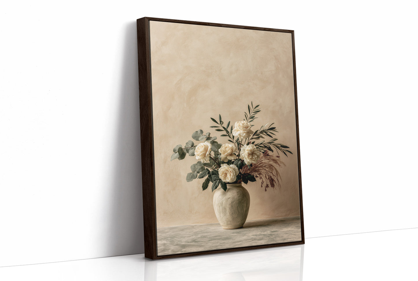 Ivory Roses, Upright & Serene