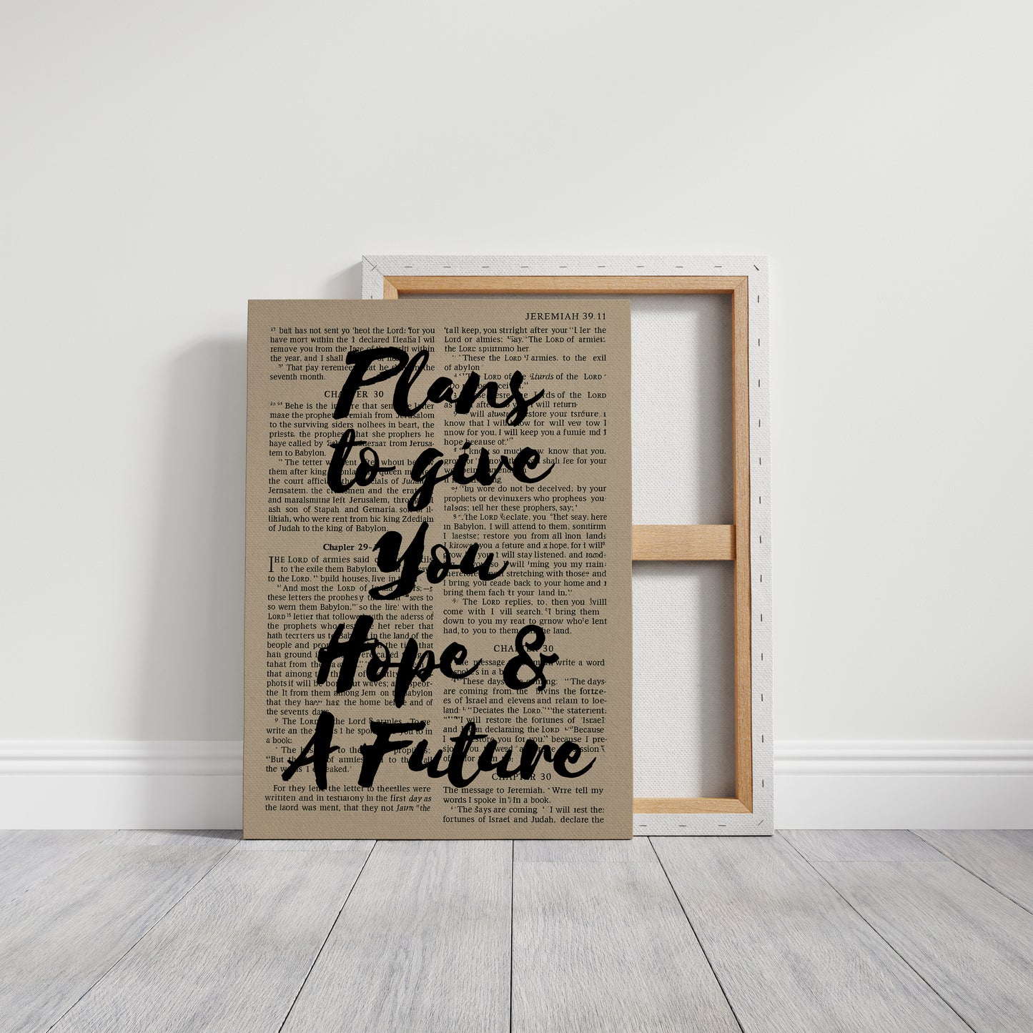 Hope and a Future Scripture Overlay Print